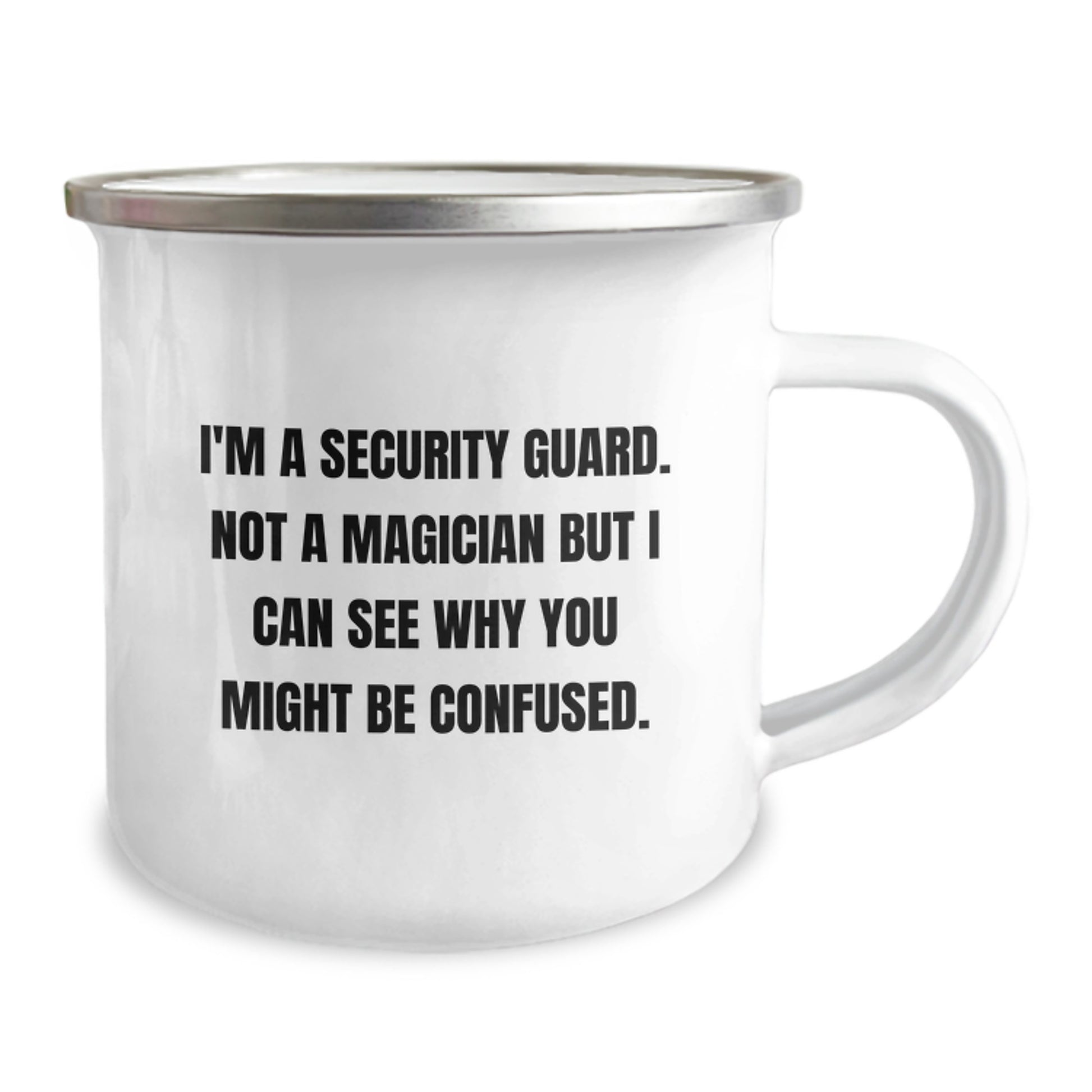 Funny Security Guard Camping Mug Gifts for Men and Women, Christmas Unique Ideas from Friends, Coworkers, Family - Image 2