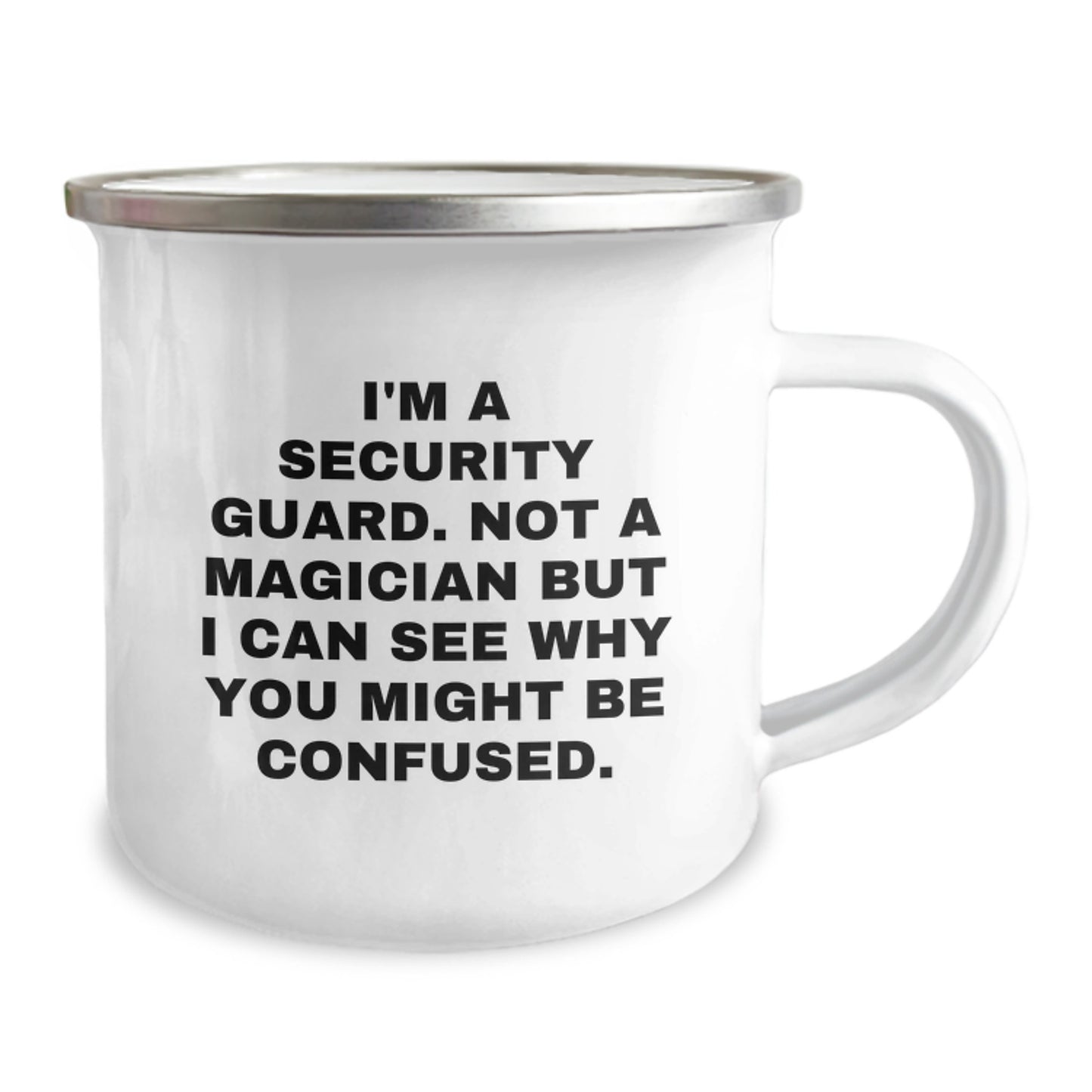 Funny Security Guard Gifts for Men and Women from Family, Friends, Coworkers this Christmas - Security Guard Camping Mug with Quote - Image 2