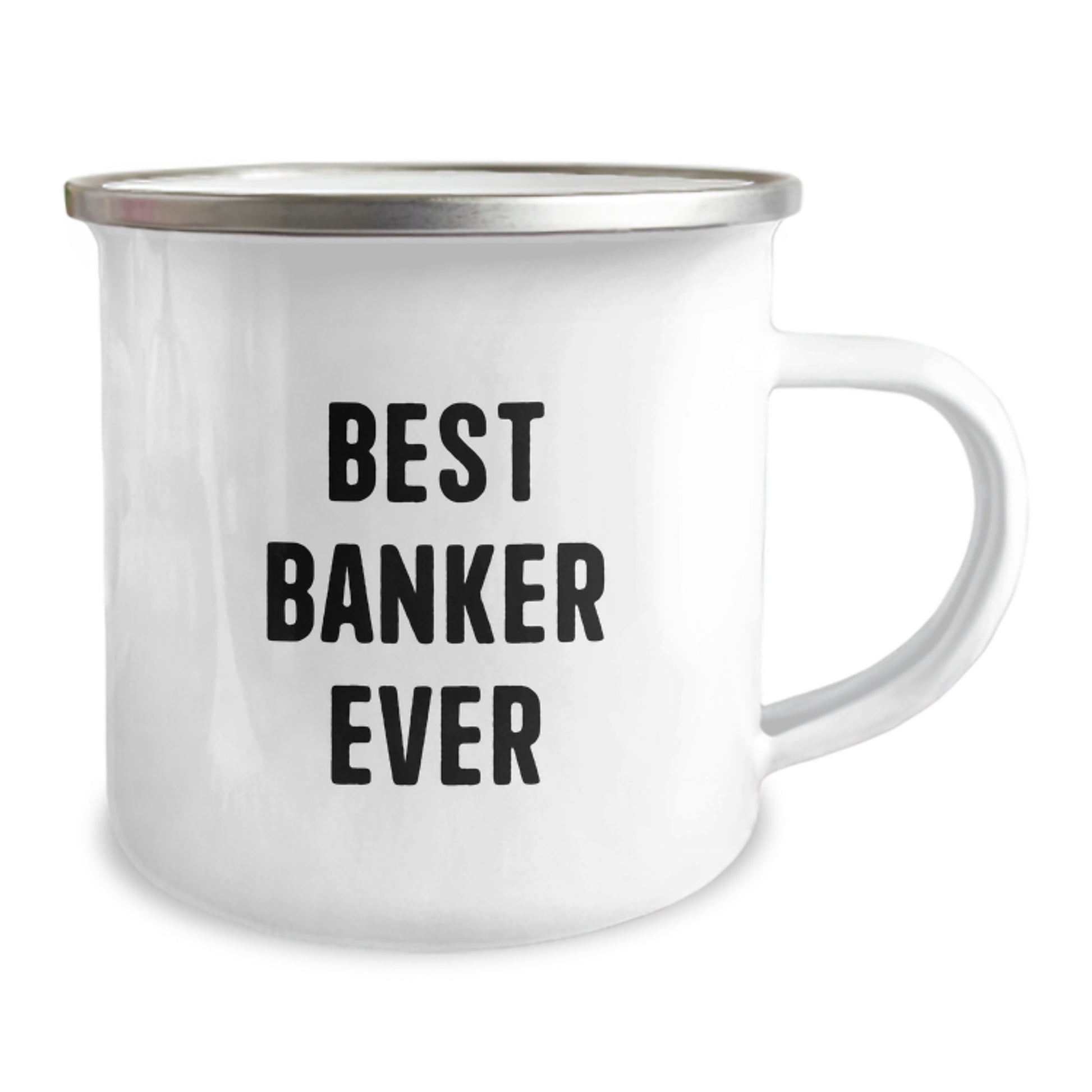 Funny Banker Gifts for Men, Best Banker Ever Camping Mug Christmas Unique Presents from Friends to Family - Image 2
