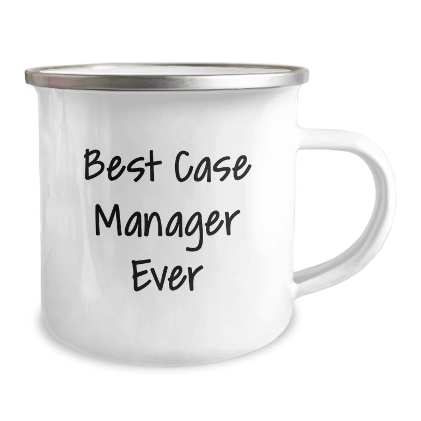Funny Case Manager Gifts for Men from Friends - Best Case Manager Ever Stainless Steel Camping Mug - Image 2