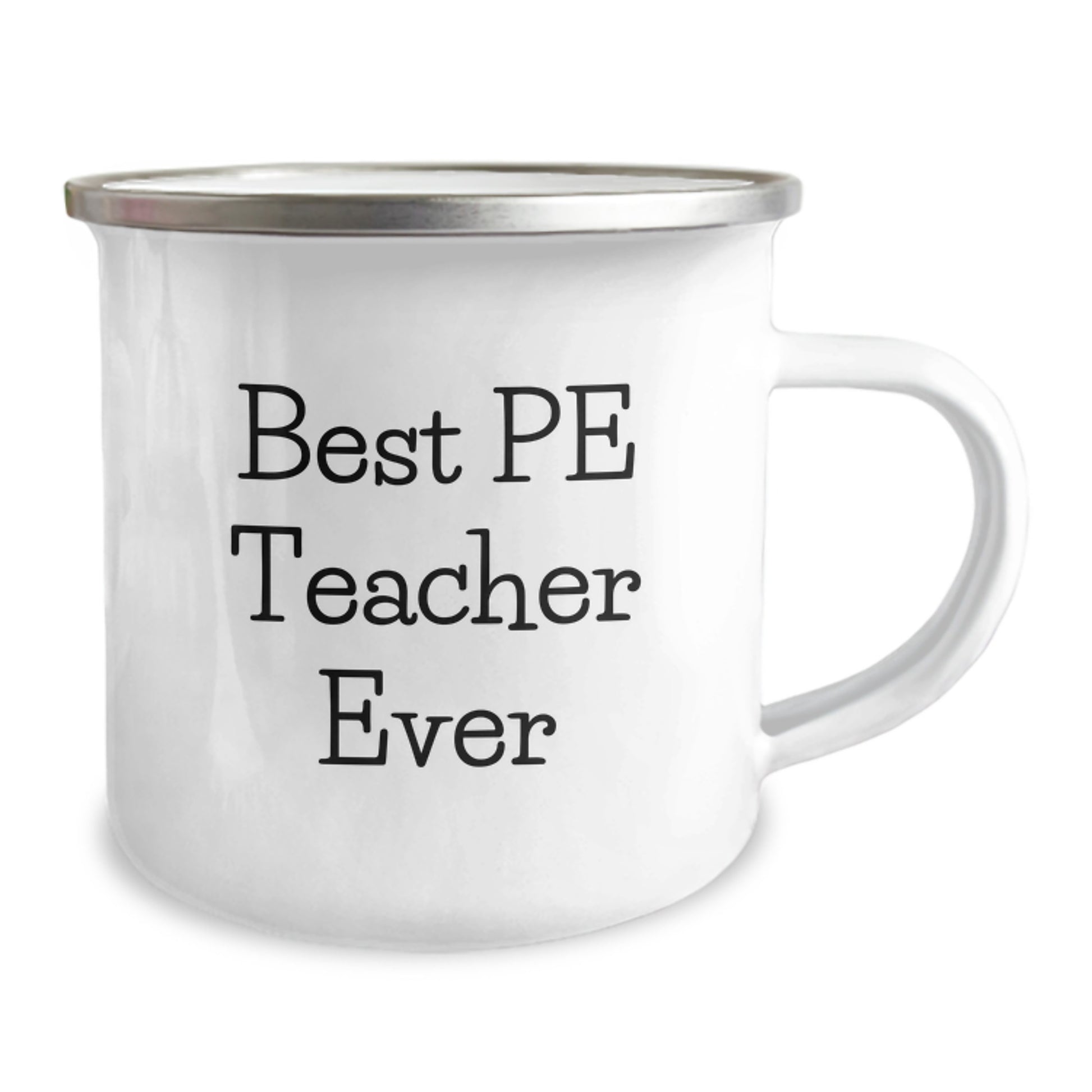 Funny PE Teacher Gifts for Men - Best Pe Teacher Ever Camping Mug, Christmas Unique Gifts from Friends to Family - Image 2
