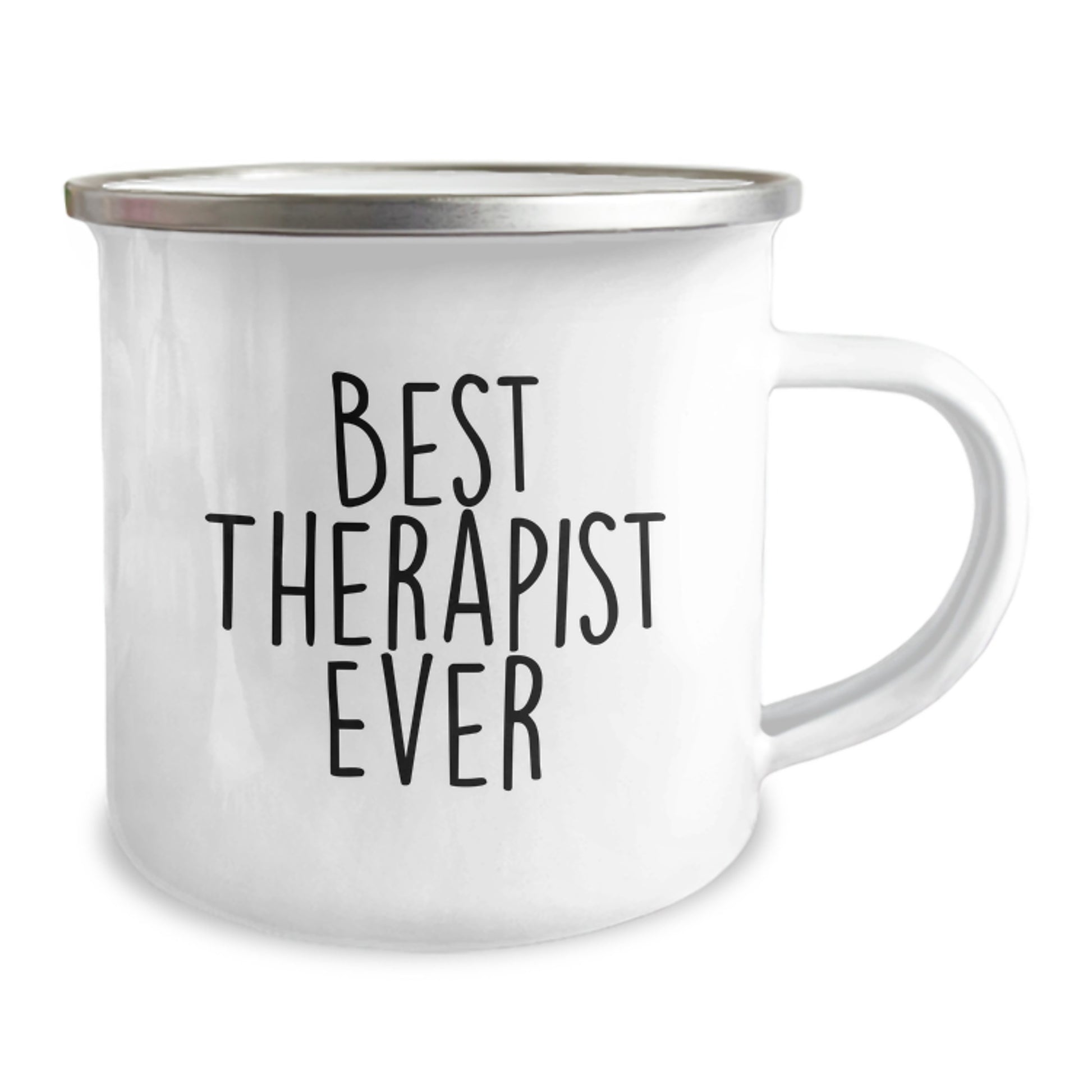 Funny Therapist Gifts from Friends - Best Therapist Ever Quote on Camping Mug for Birthday - Image 2