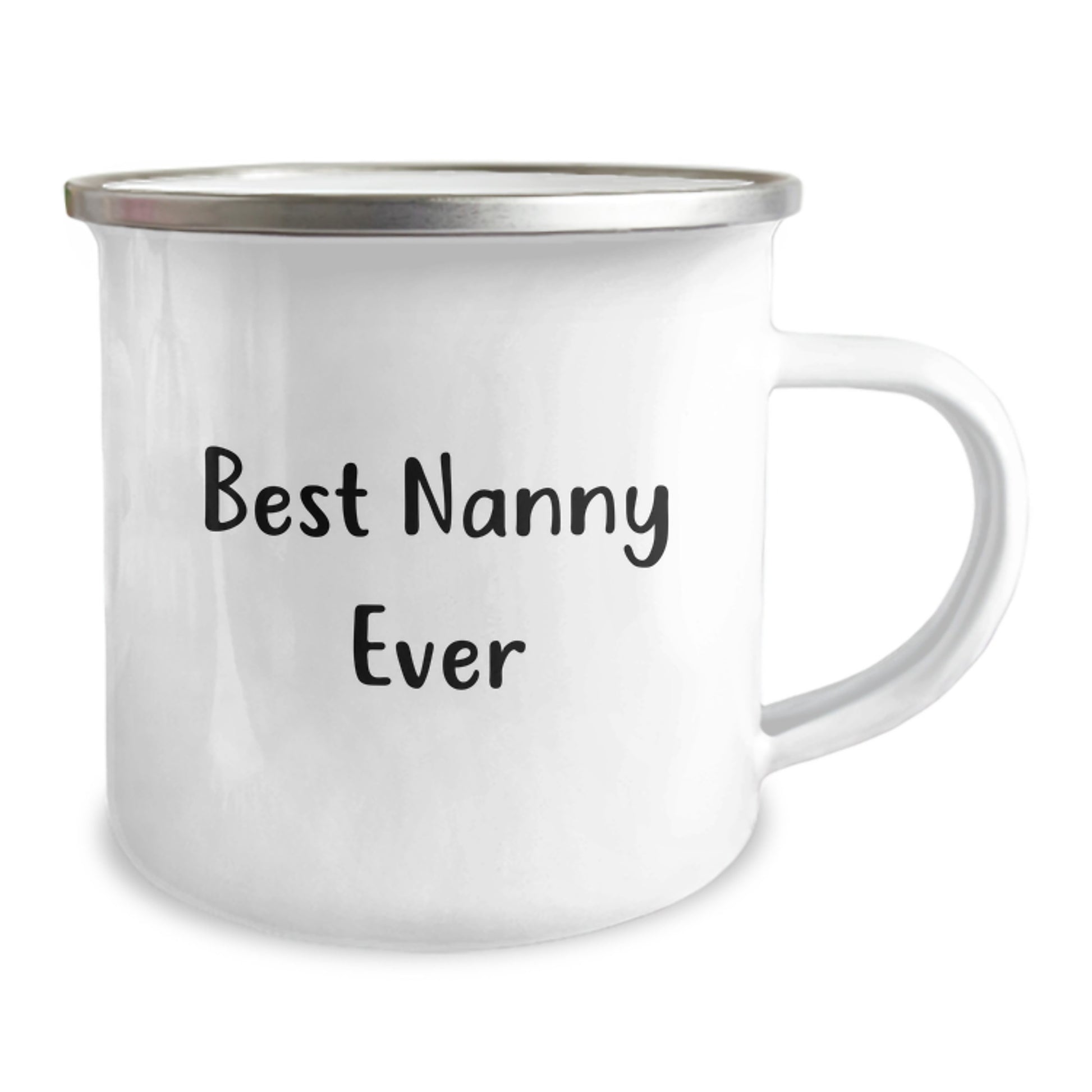 Funny Nanny Gifts from Men to Best Nanny Ever on Birthday - Camping Mug, 12 oz Stainless Steel with Enamel Finish, Unique Nanny Birthday Unique Gifts - Image 2