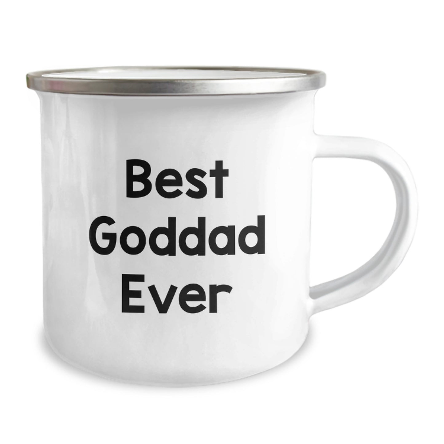 Funny Gifts from Dad to Goddad, Best Dad Ever Camping Mug Valentine's Unique Gifts, 12 oz Stainless Steel Mug - Image 2