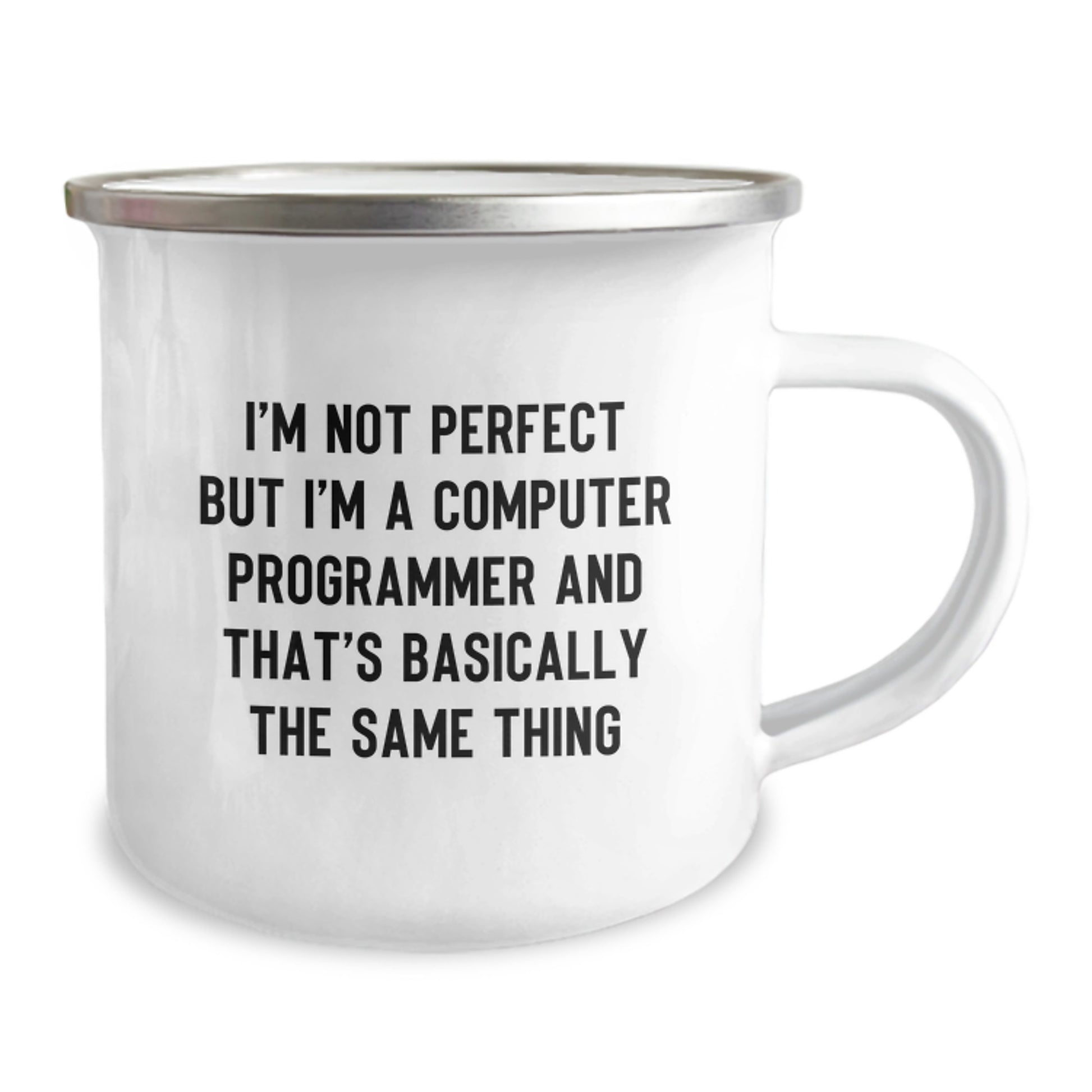Funny Computer Programmer Gifts, Inspirational Quote Camping Mug - Gifts from Men to Friends for Computer Programmer's Birthday - Image 2