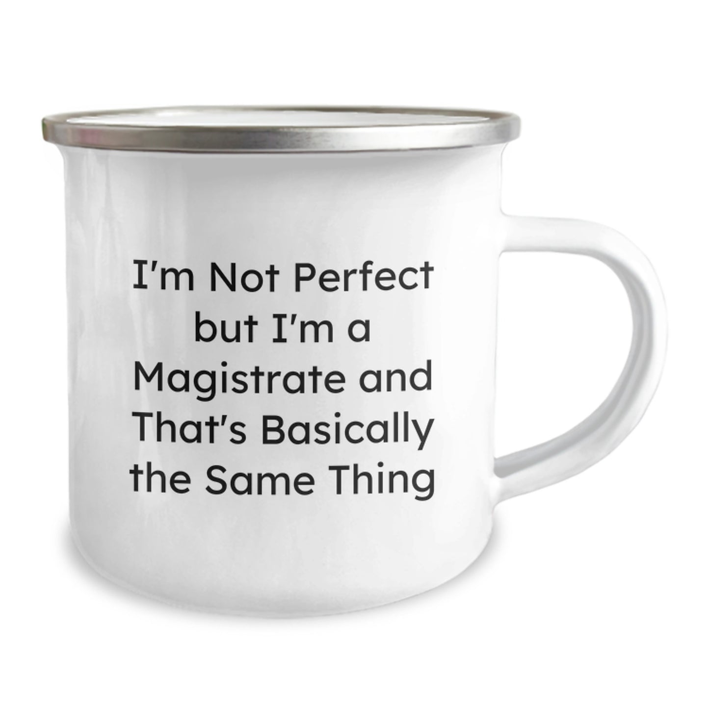 Gifts for Magistrates, Funny Magistrate Mugs for Men, Enamel Camping Mugs for Christmas Unique Gifts from Friends - Image 2