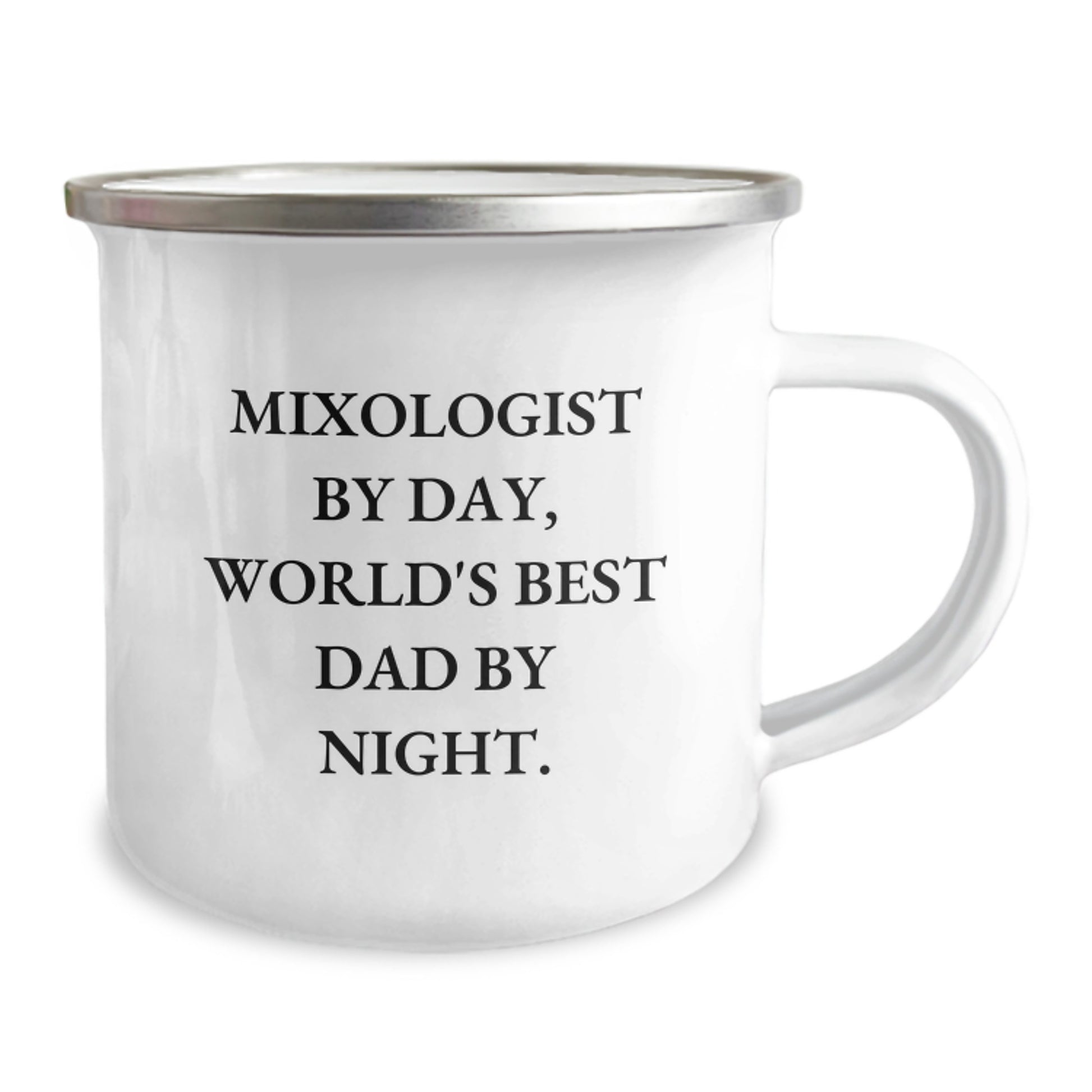 Funny Mixologist Gifts for Men, Christmas Unique Presents from Son to Dad, Camping Mug for World's Best Dad - Image 2