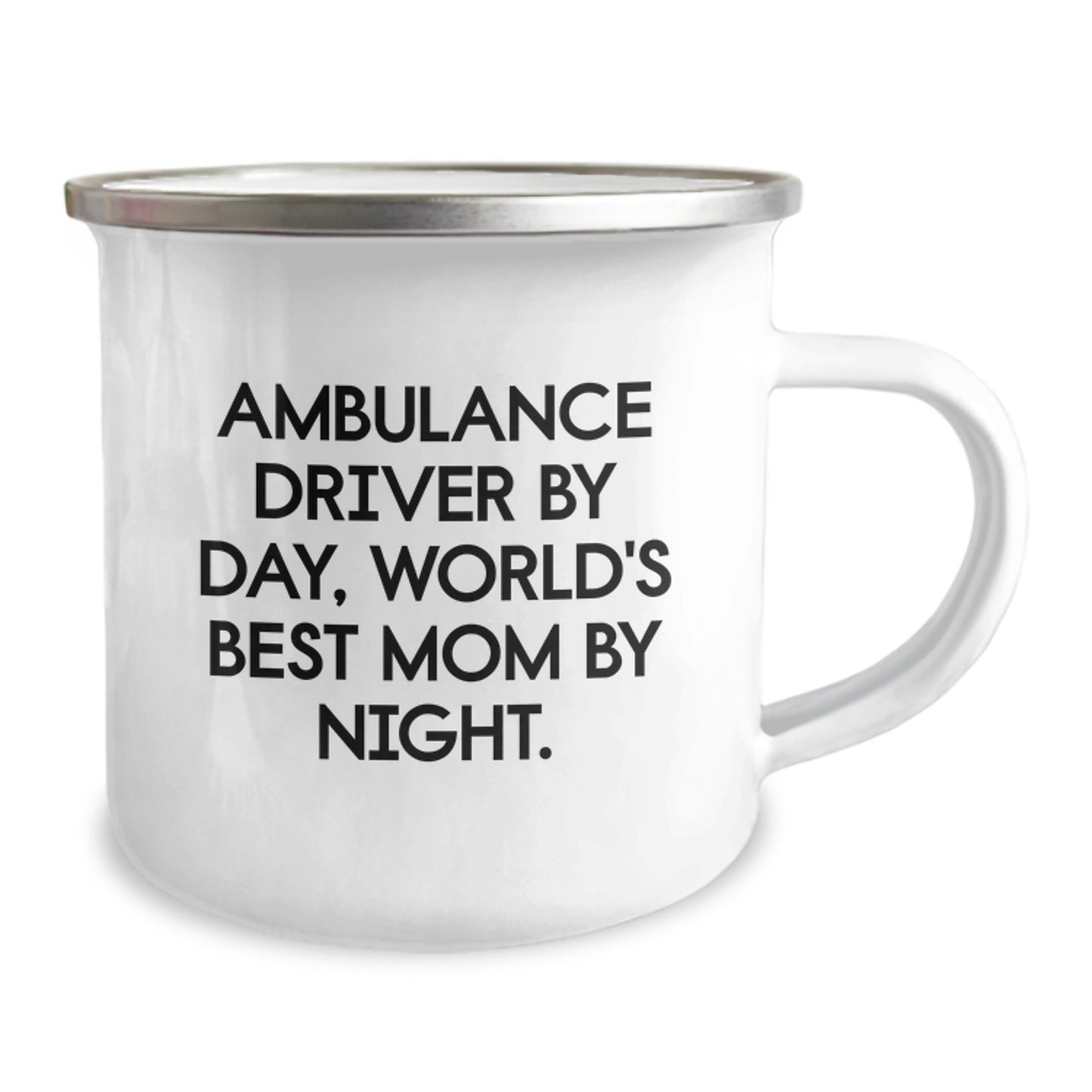 Ambulance Driver Gifts from Family - Funny 'Ambulance Driver By Day, World's Best Mom By Night' Christmas Unique Gifts for Ambulance Driver Men Women Friends - Image 2
