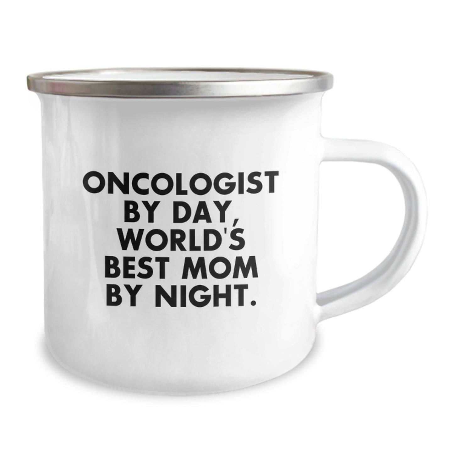 Oncologist Camping Mug, Funny Quote Gifts from Mom to Oncologist, Christmas Unique Gifts for Oncologist - Image 2