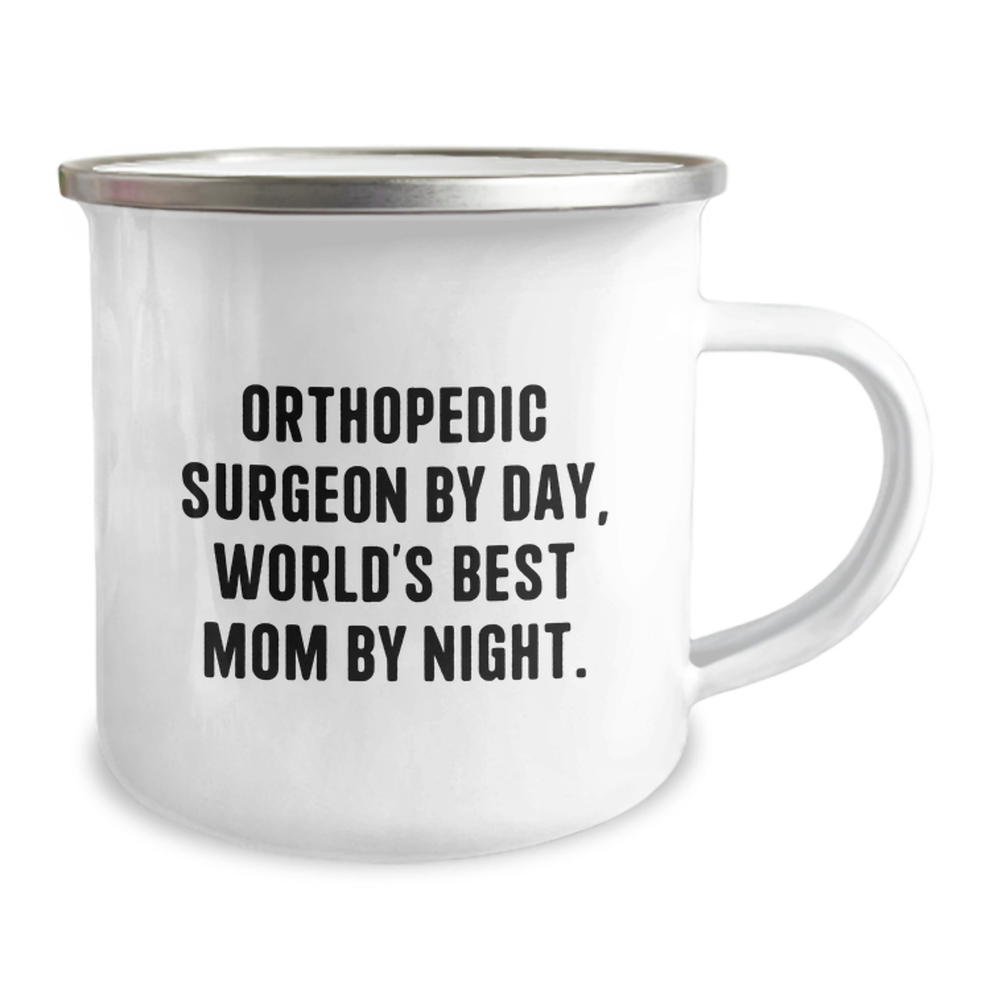 Funny Orthopedic Surgeon Gifts, Camping Mug for Orthopedic Surgeon Friends, World's Best Mom By Night Mugs, Unique Christmas Unique Gifts from Family, Perfect for Orthopedic Surgeon Men Women - Image 2