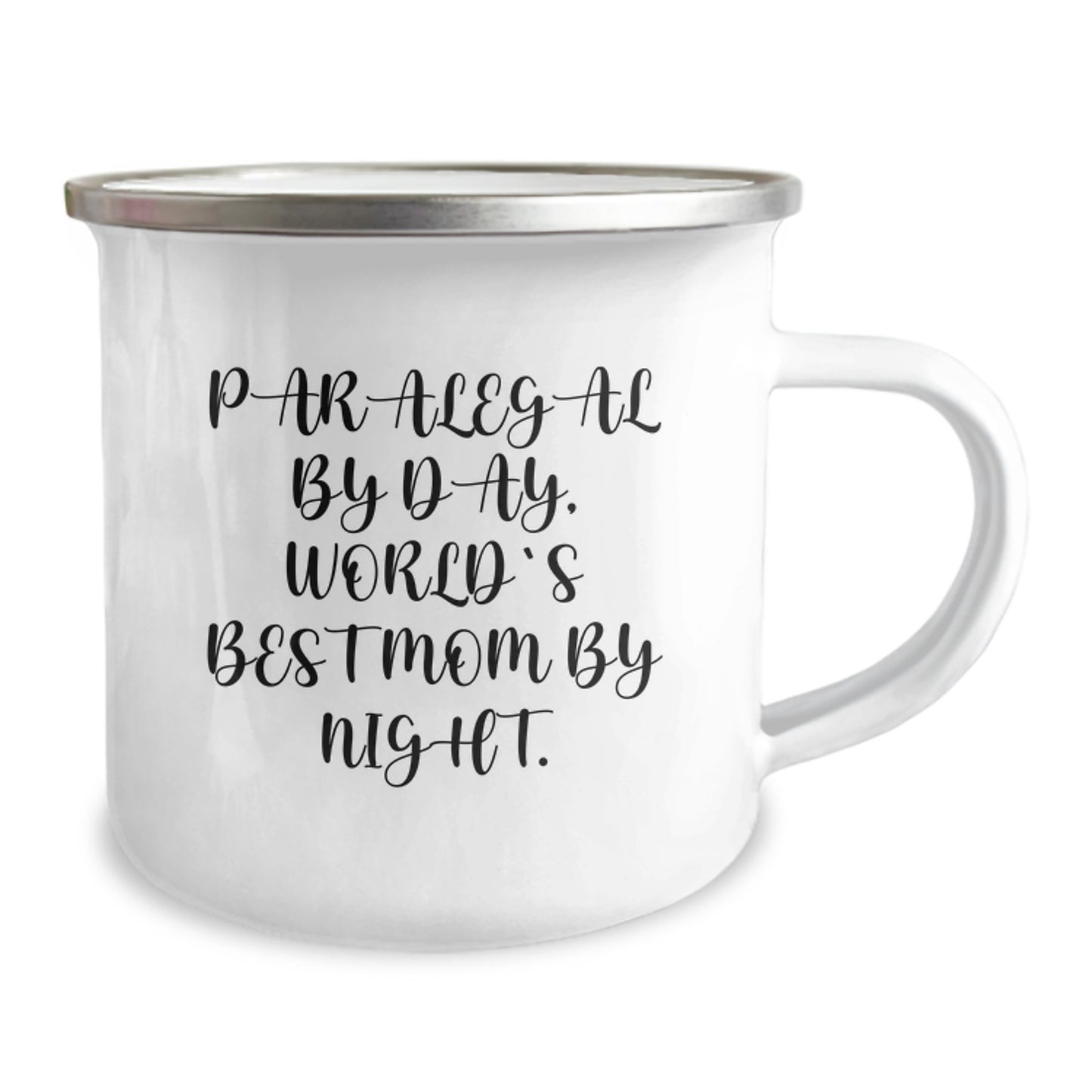 Funny Paralegal Gifts from Mom Paralegal By Day World's Best Mom By Night Christmas Unique Mugs for Paralegal - Image 2