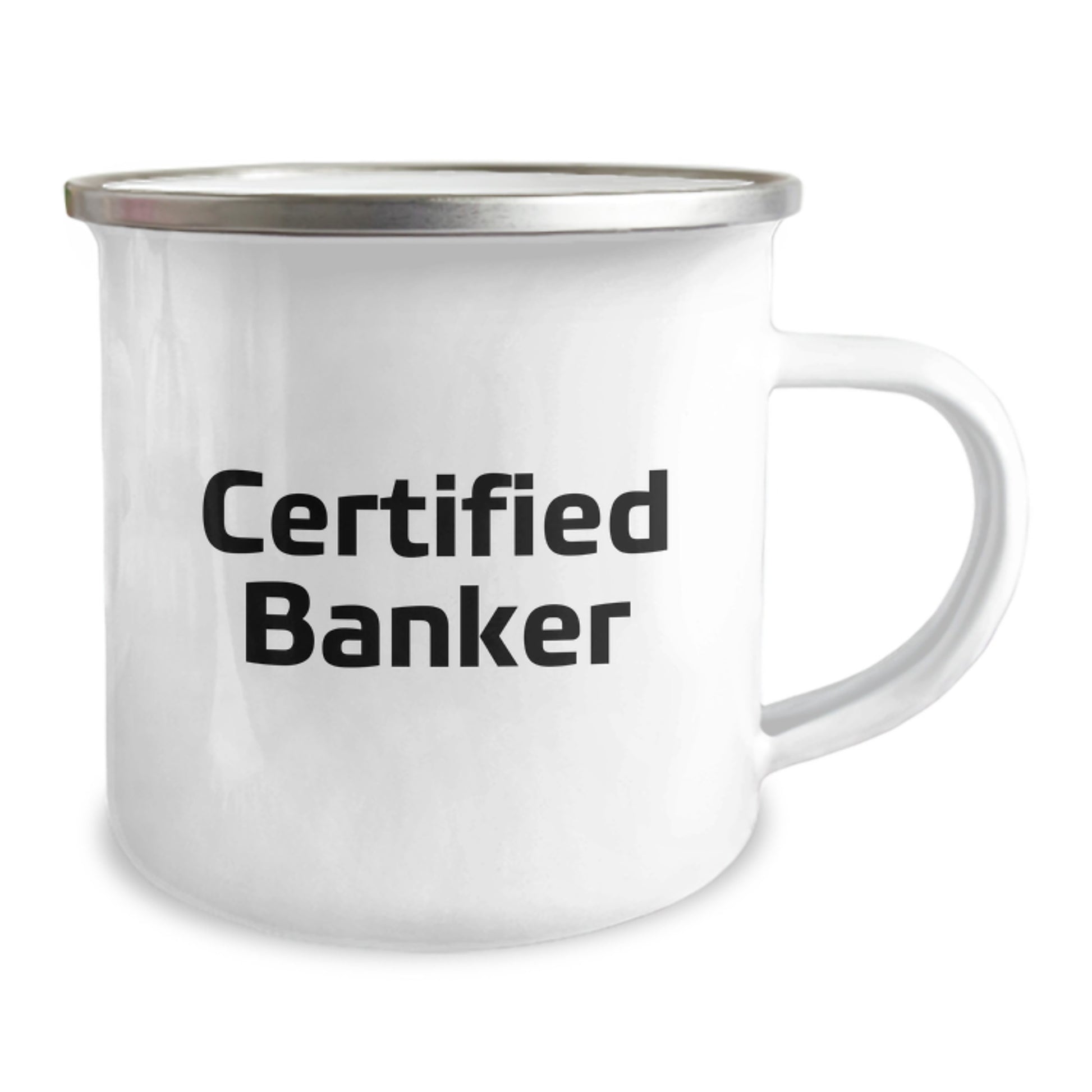 Funny Certified Banker Gifts from Coworkers for Bankers, Camping Mugs for Christmas Unique Gifts, 12 oz Stainless Steel - Image 2