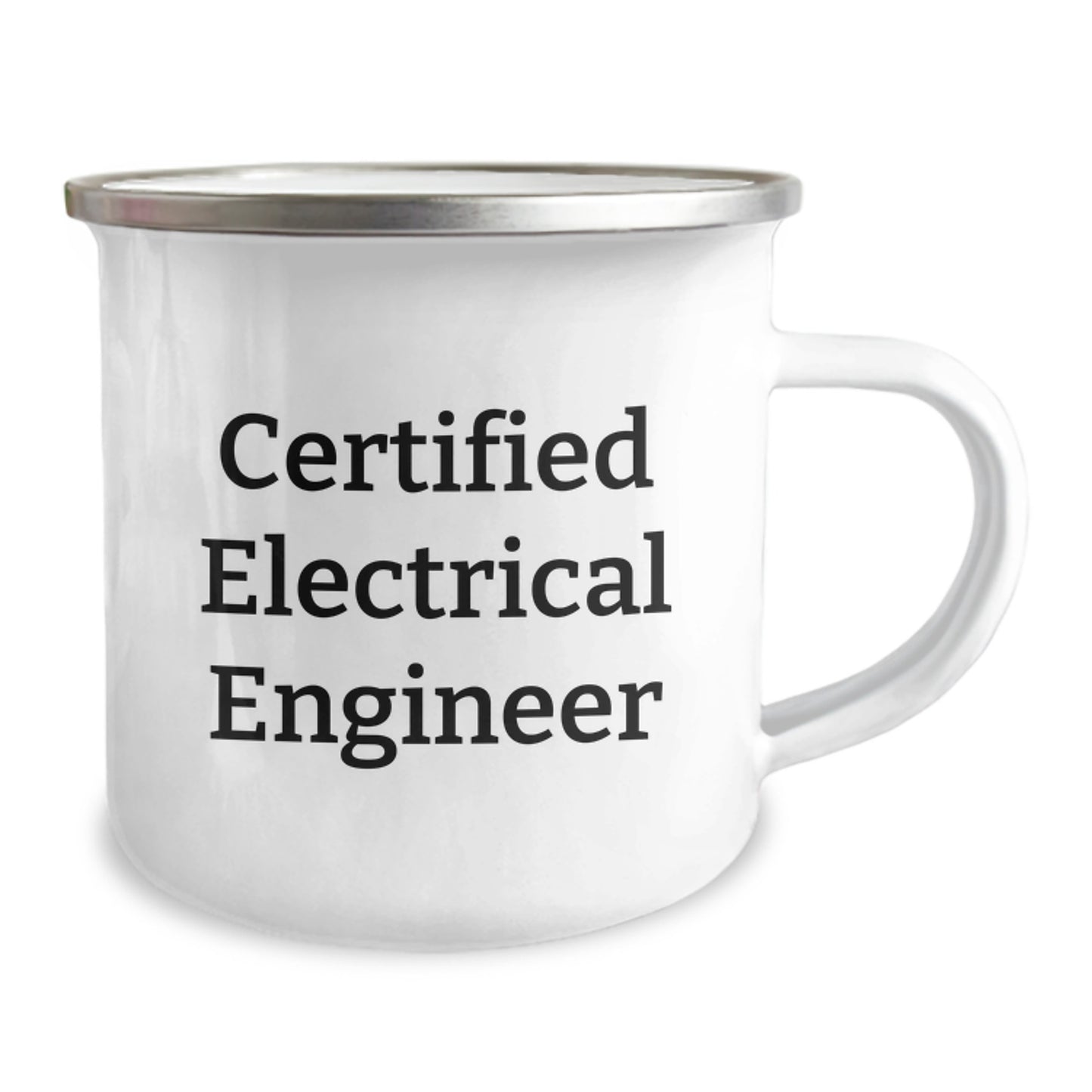 Funny Certified Electrical Engineer Gifts for Men, Women, or Friends - Graduation Unique Gifts from Coworkers or Family - Camping Mug - Image 2