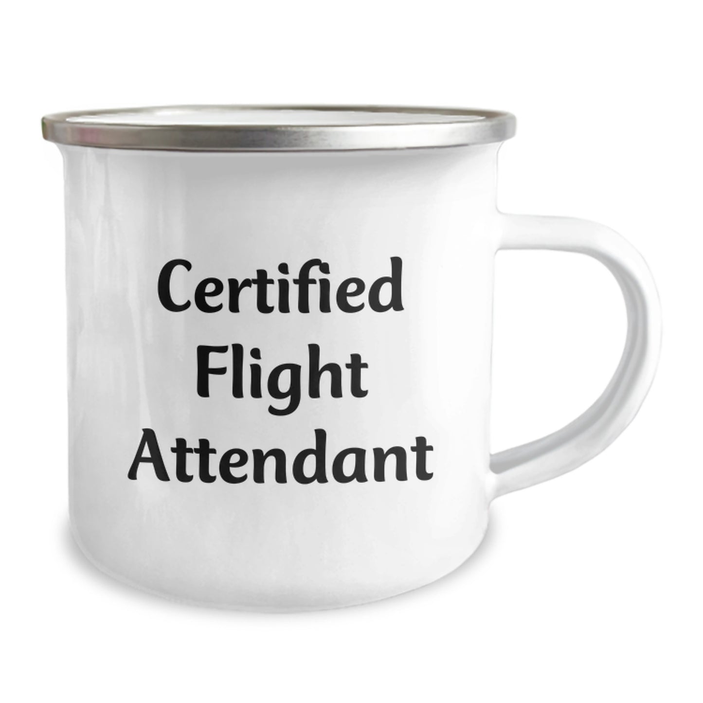 Funny Flight Attendant Gifts, 'Certified Flight Attendant' Quote, Camping Mug for Men, Women, Coworkers, Family, Friends, and Loved Ones, Graduation Unique Gifts from Friends - Image 2