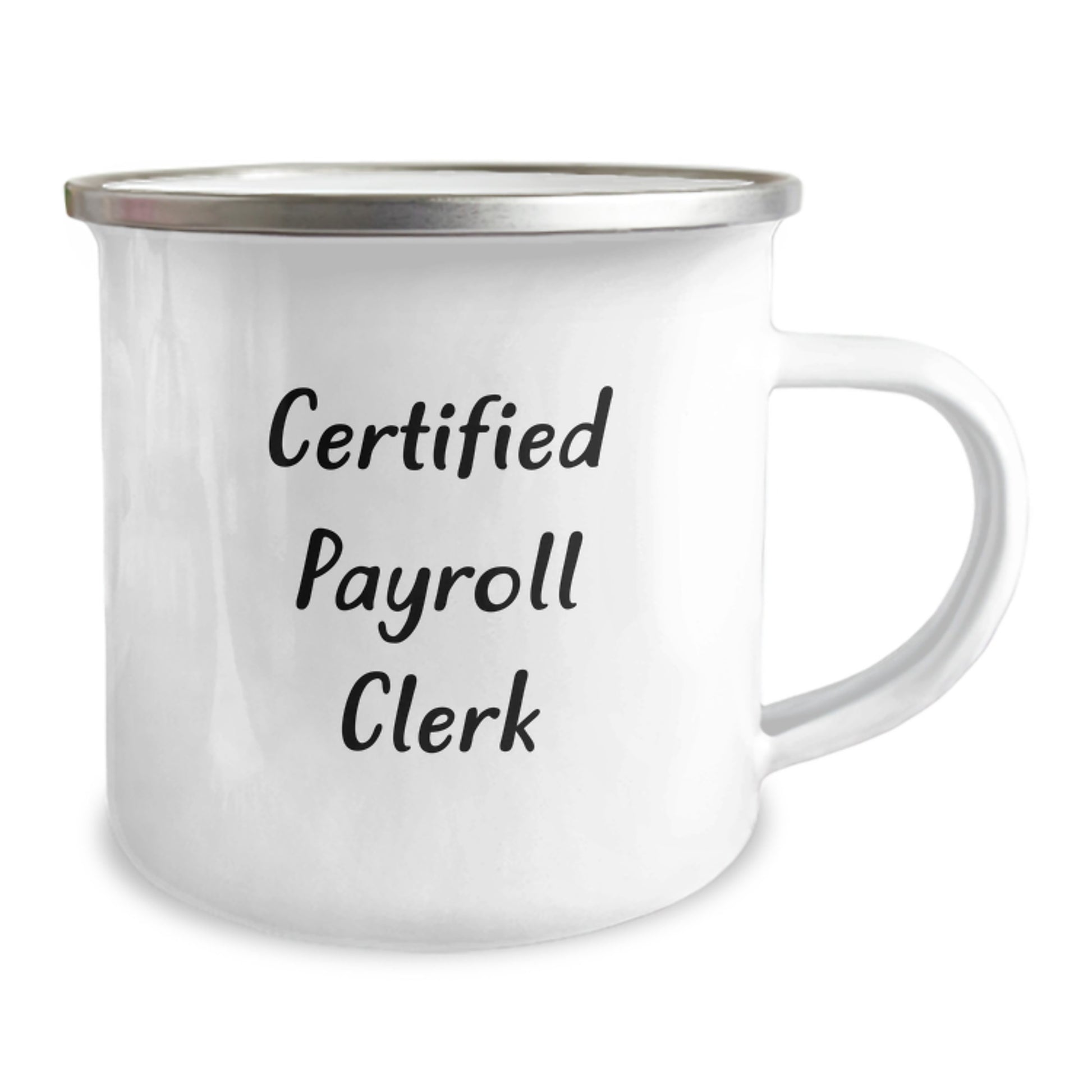 Funny Gifts for Payroll Clerk - Certified Payroll Clerk Camping Mug, Unique Christmas Unique Gifts from Friends, Family, or Coworkers - Image 2