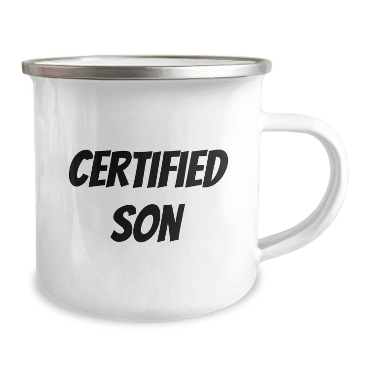 Funny Son Camping Mug Gifts from Mom or Dad on Valentine's - Image 2