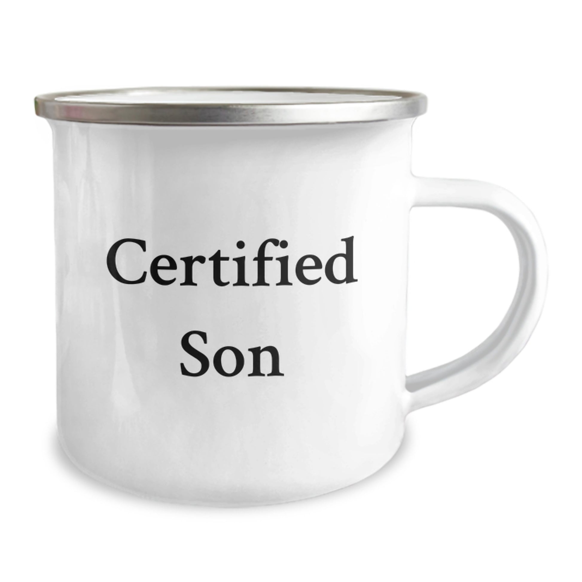 Funny Son Camping Mug Gifts from Family - Certified Son, Christmas Unique Gifts for Men Son Friends and Family - Image 2