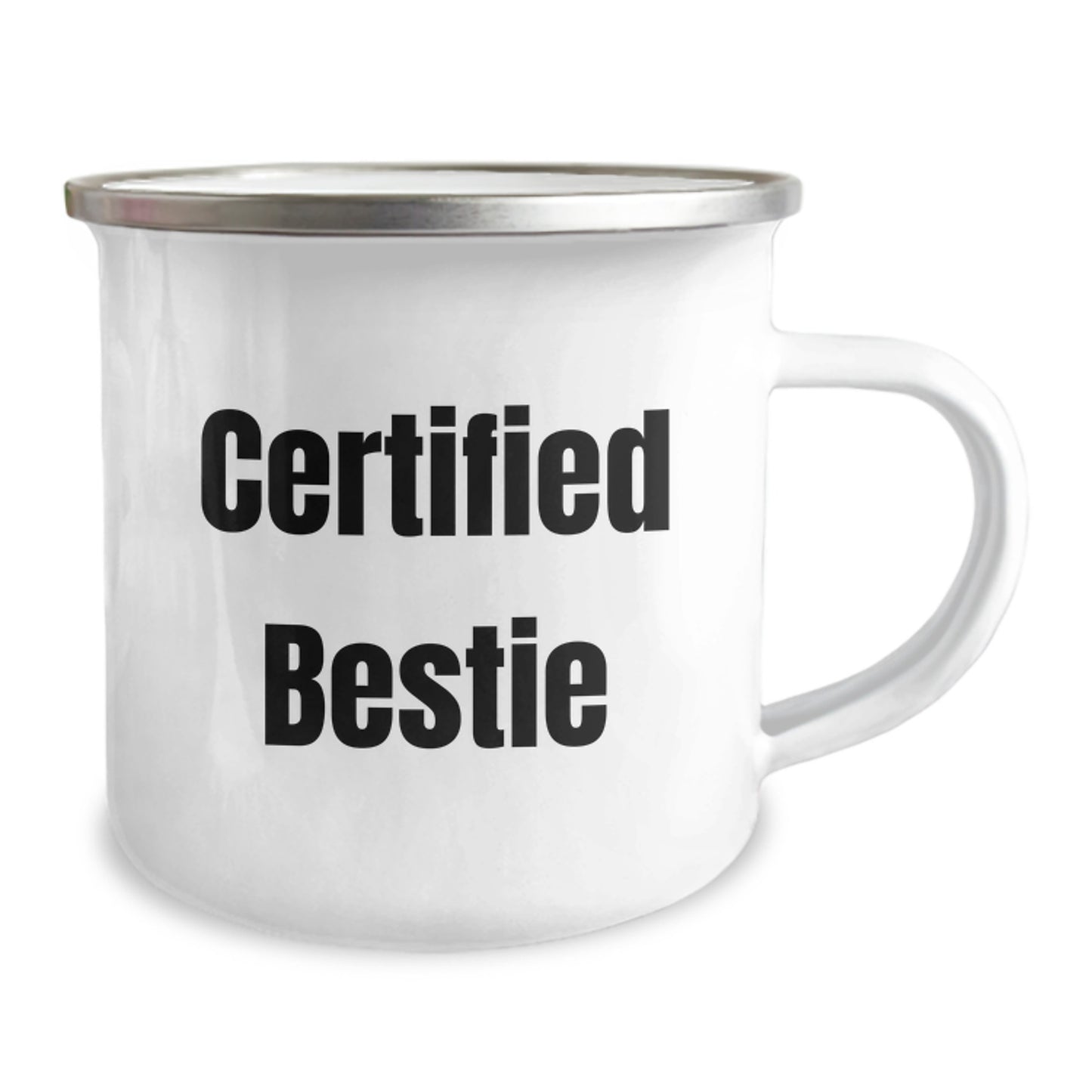 Funny Bestie Gifts from Friends - Christmas Unique Gifts for Bestie - Bestie Camping Mug with Quote - Image 2