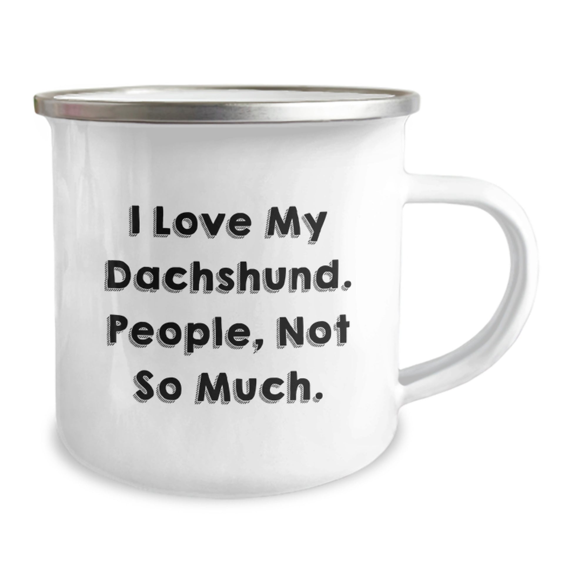 Funny Dachshund Dog Gifts for Men from Friends - I Love My Dachshund People Not So Much Christmas Unique Mugs - Image 2