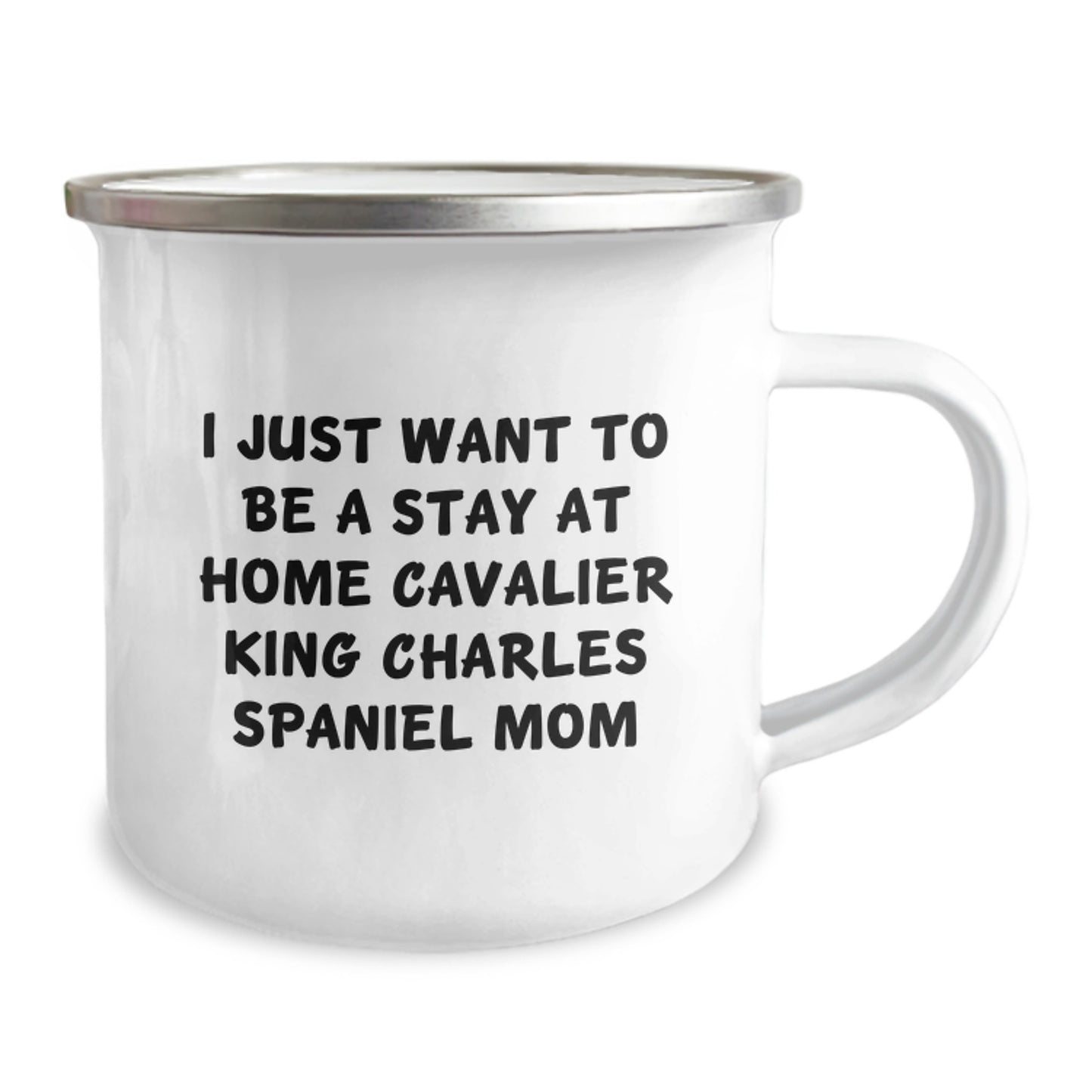 Funny Cavalier King Charles Spaniel Dog Gifts for Mom Christmas Camping Mug, Perfect for Stay at Home Dog Mom - Image 2