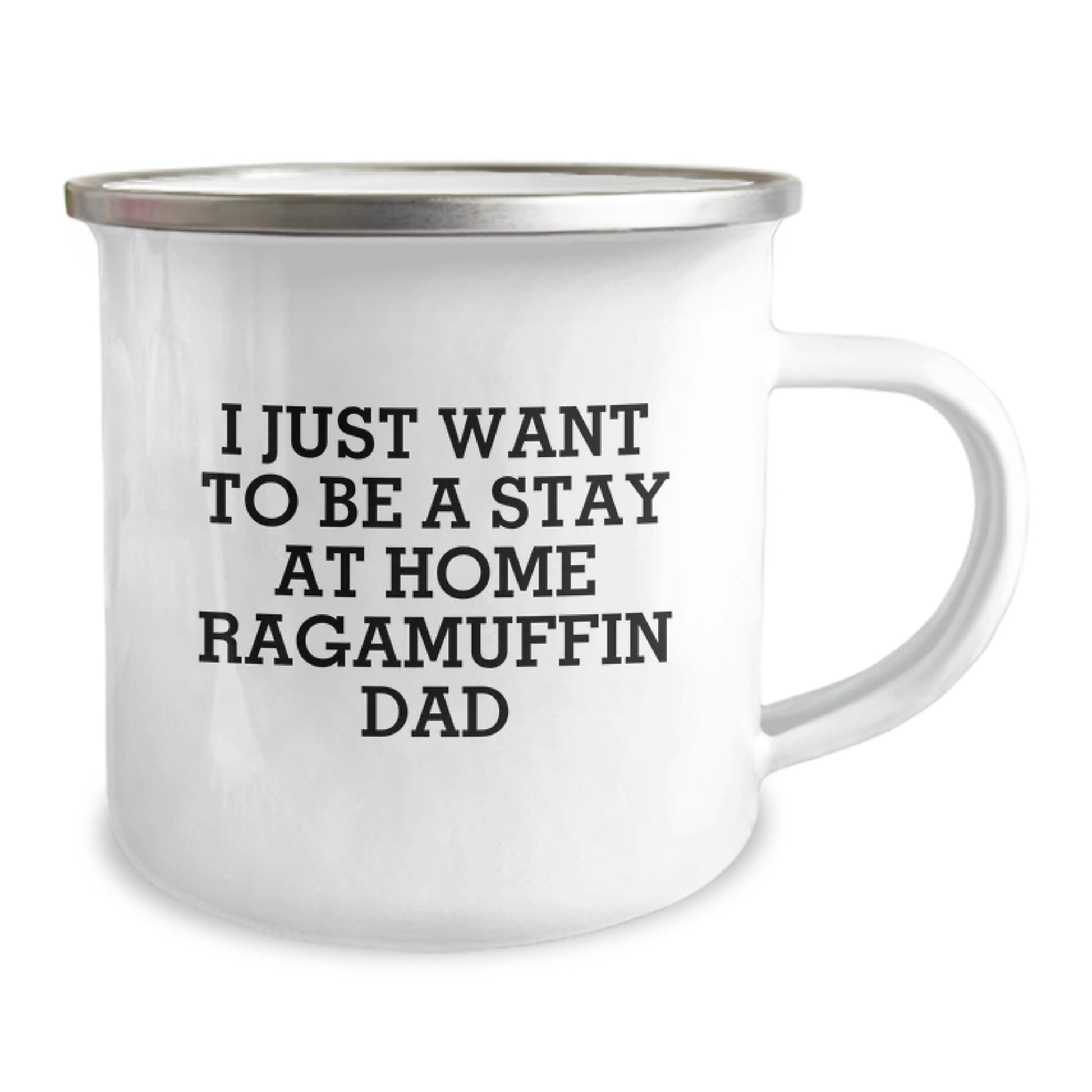 Ragamuffin Cat Dad Funny Camping Mug Gifts for Men from Friends on Valentine's - Image 2