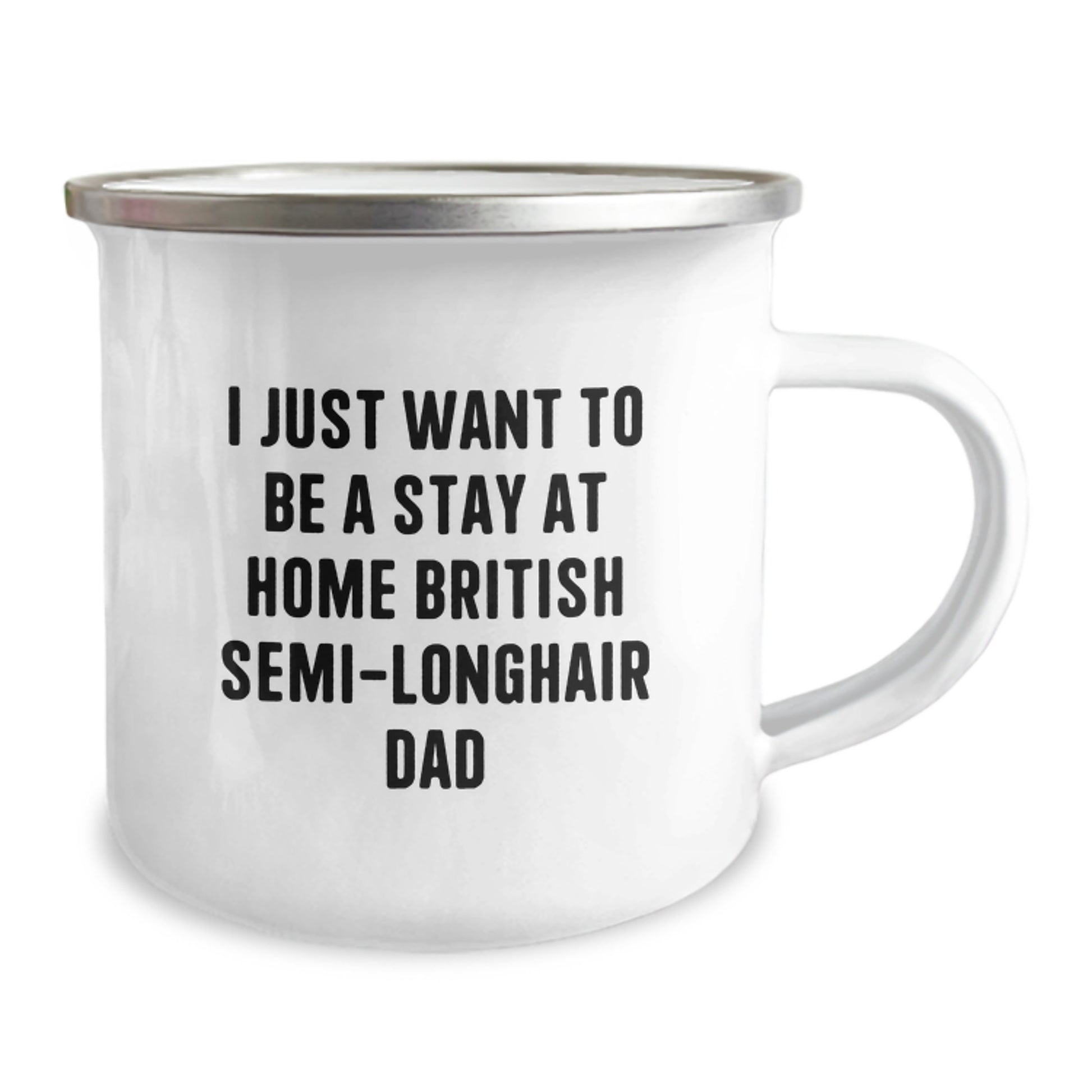 British Semi-Longhair Cat Dad's Camping Fun Unique Christmas Unique Gifts from Men to Stay at Home British Semi-longhair Cat Dads - Image 2