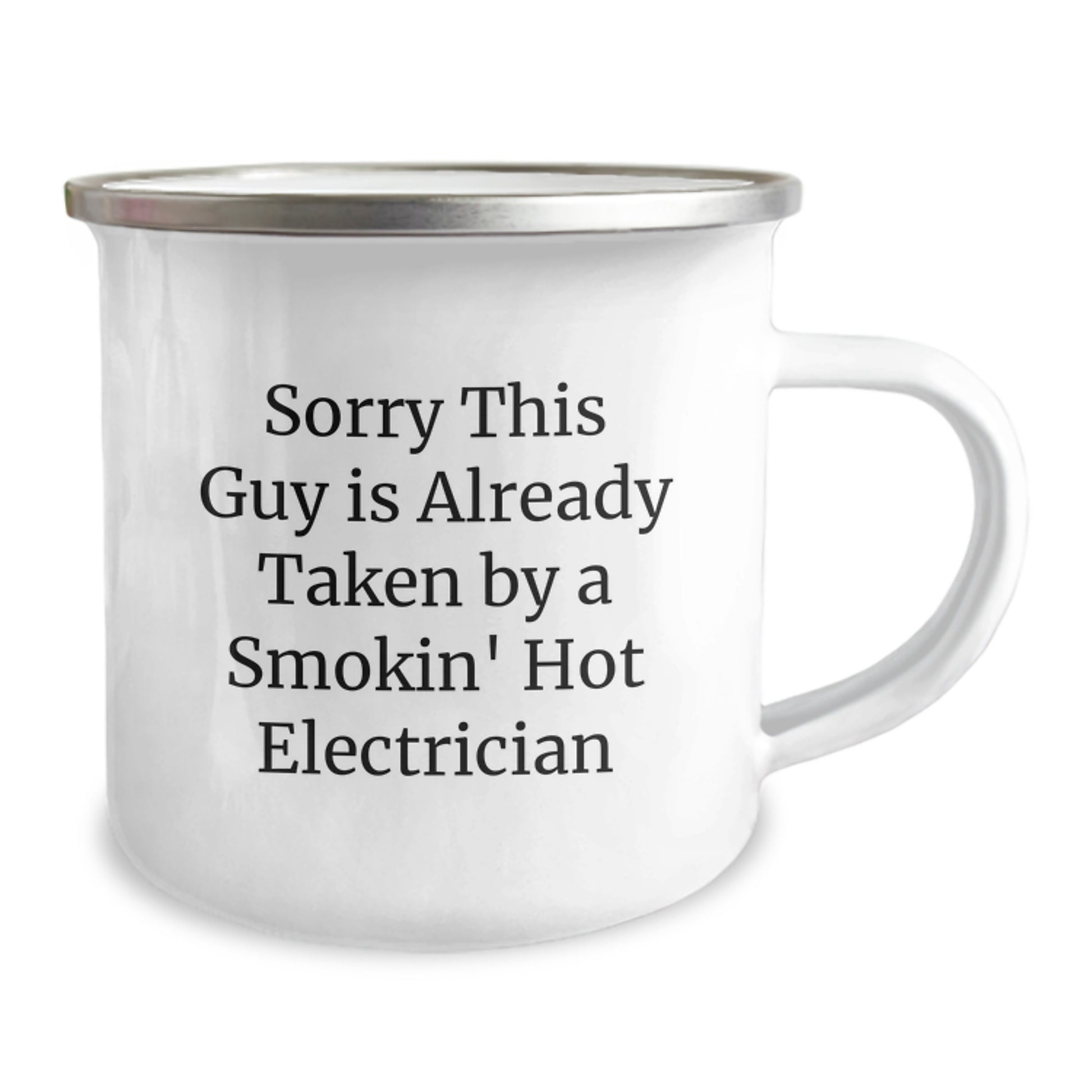 Funny Electrician Gifts for Men from Coworkers, Unique Camping Mug for Electrician Graduation - Image 2