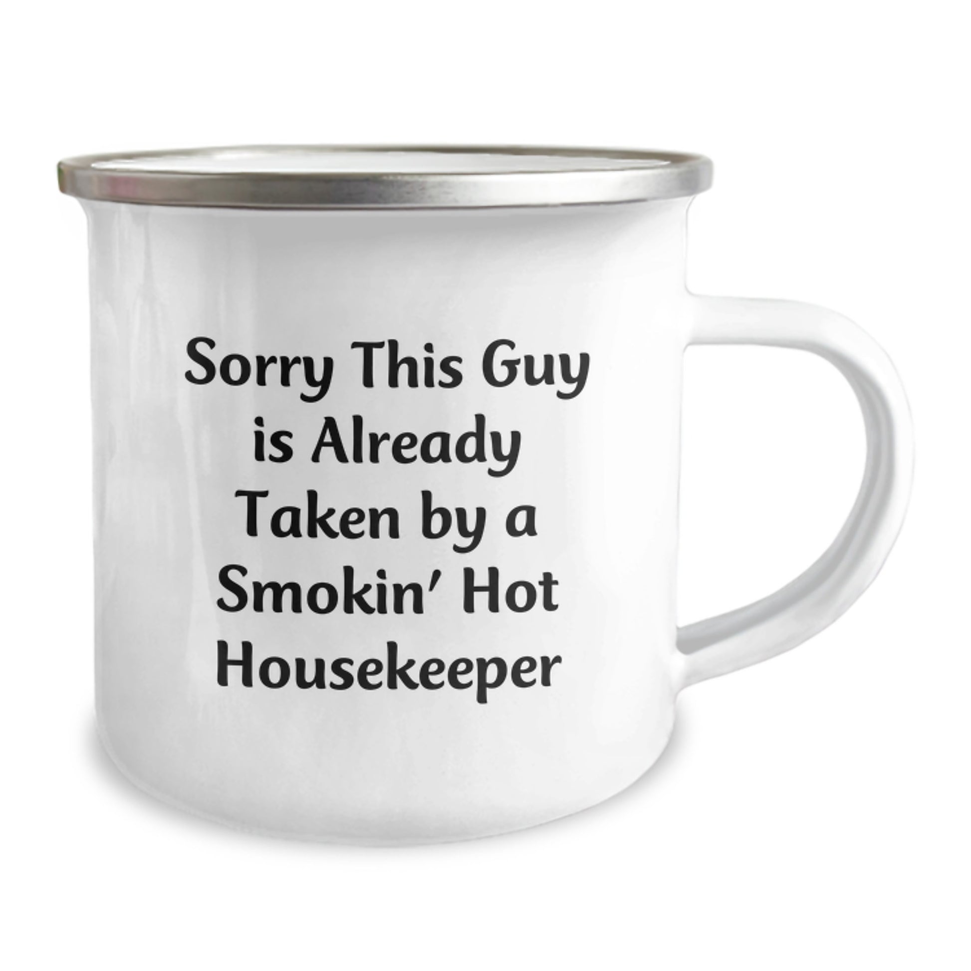 Funny Housekeeper Gifts, Camping Mug for Christmas Unique Presents from Friends, Smokin' Hot Housekeeper Lover - Image 2