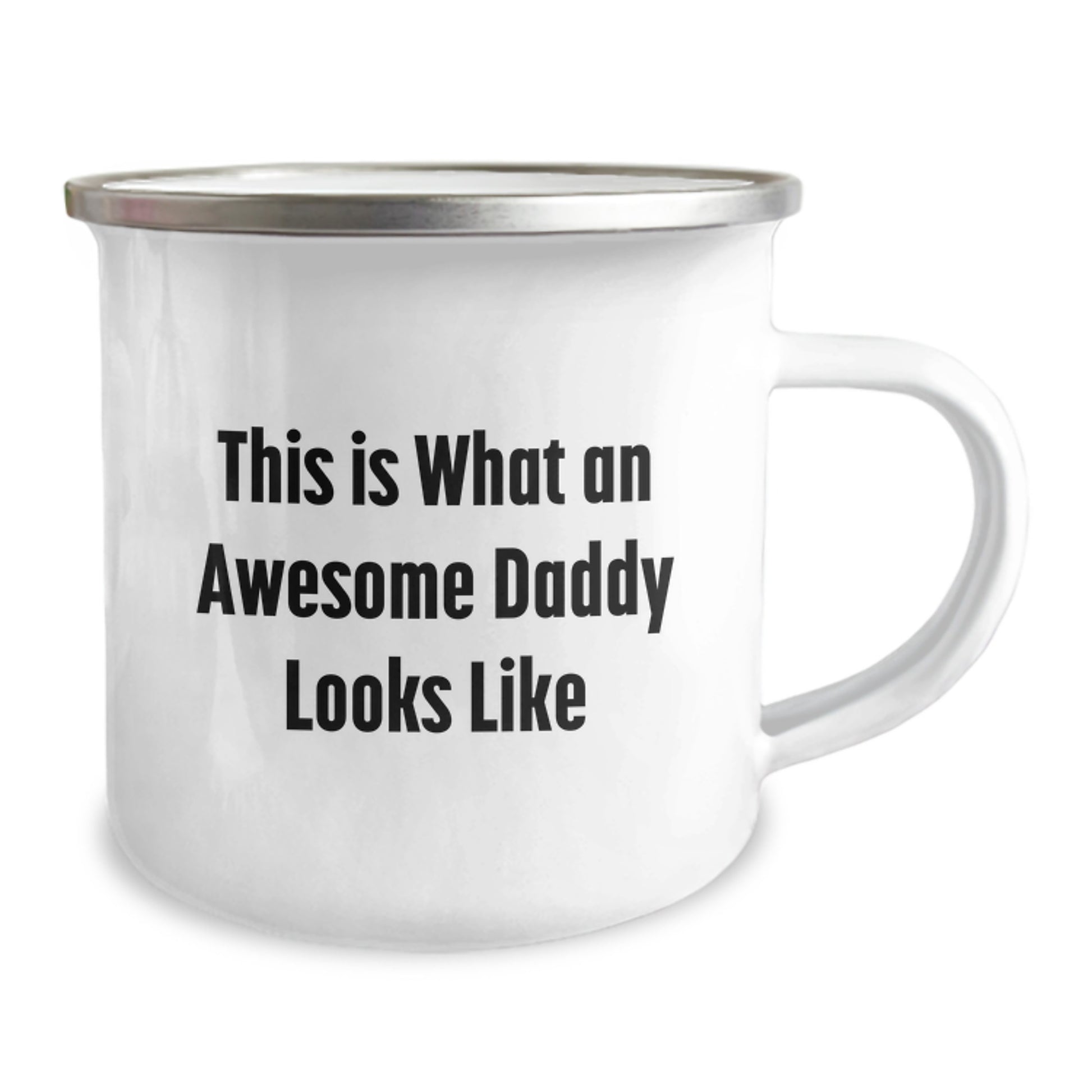 Funny Daddy Camping Mugs, Gifts from Men to Awesome Daddies, This Is What An Awesome Daddy Looks Like Christmas Unique Gifts - Image 2