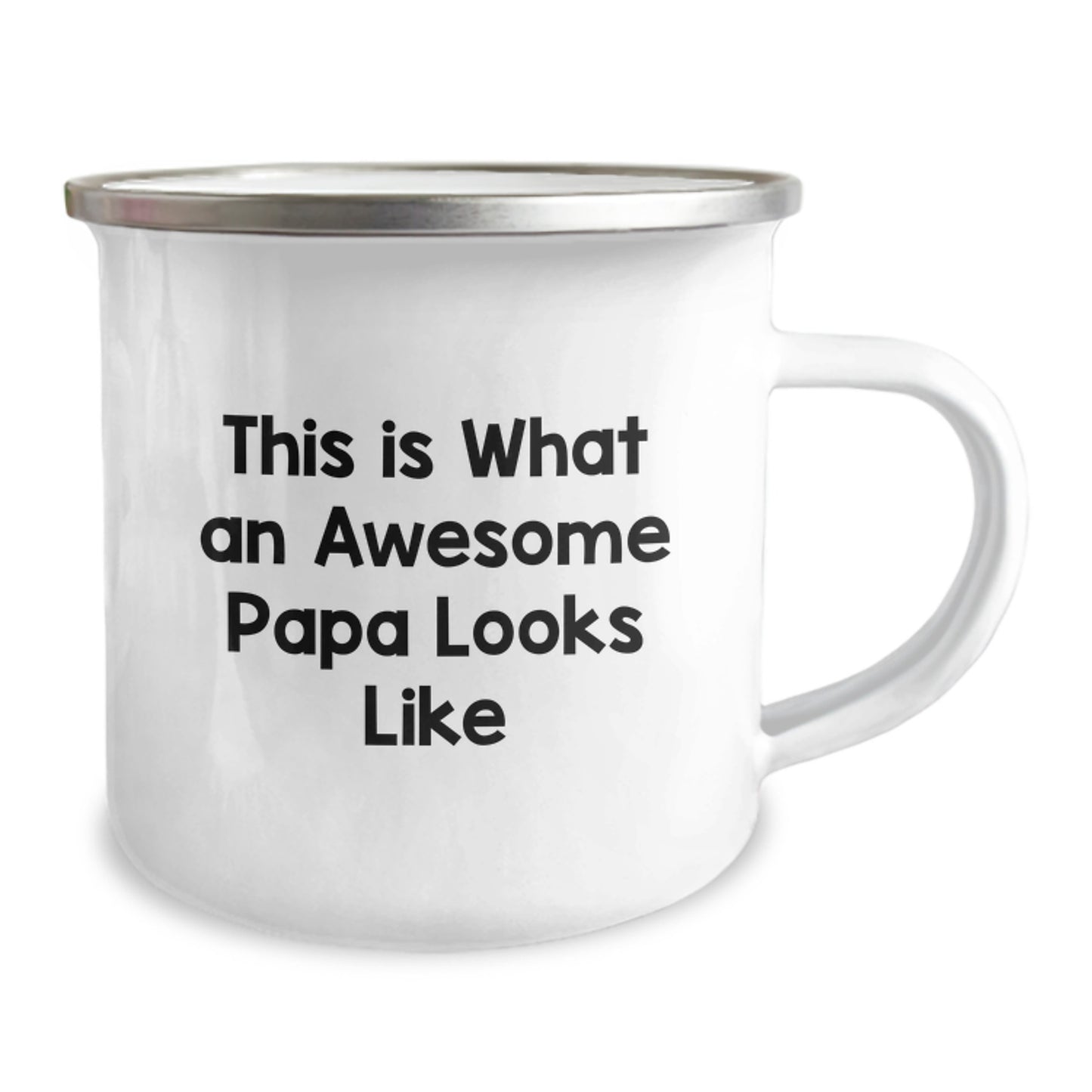 Funny Papa Camping Mug, Gifts for Papa from Men, This Is What An Awesome Papa Looks Like, Unique Graduation Gifts for Papa - Image 2