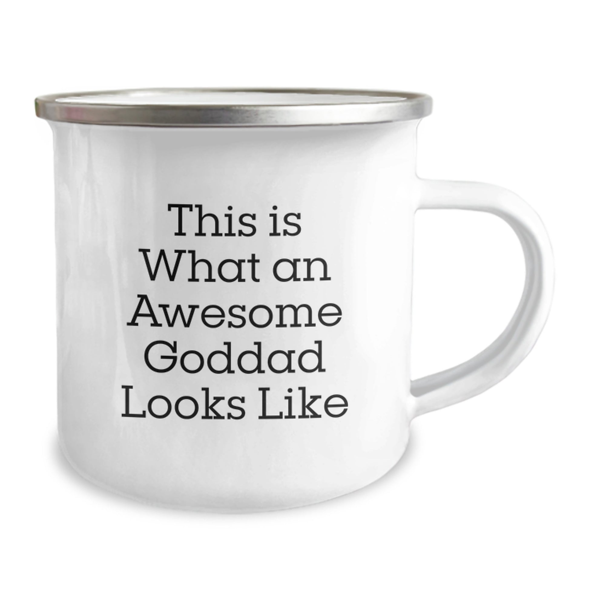 Funny Goddad Gifts from Men, Inspirational Camping Mug for Awesome Goddad, Graduation Unique Gifts - Image 2