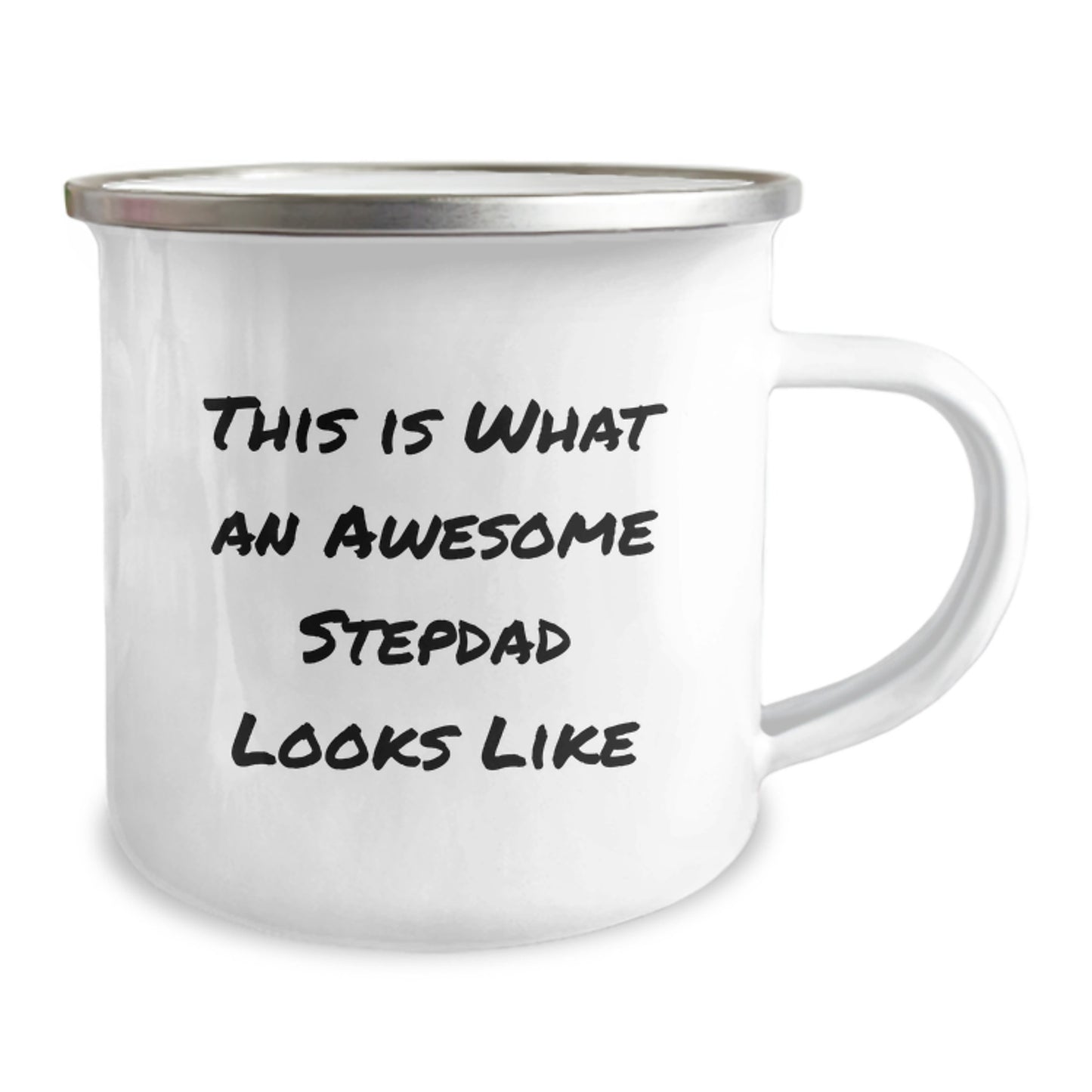 Funny Stepdad Gifts - Camping Mug for Graduation - 'This Is What An Awesome Stepdad Looks Like' - Gifts from Men to Stepdad, Unique Graduation Mugs for Dads - Image 2