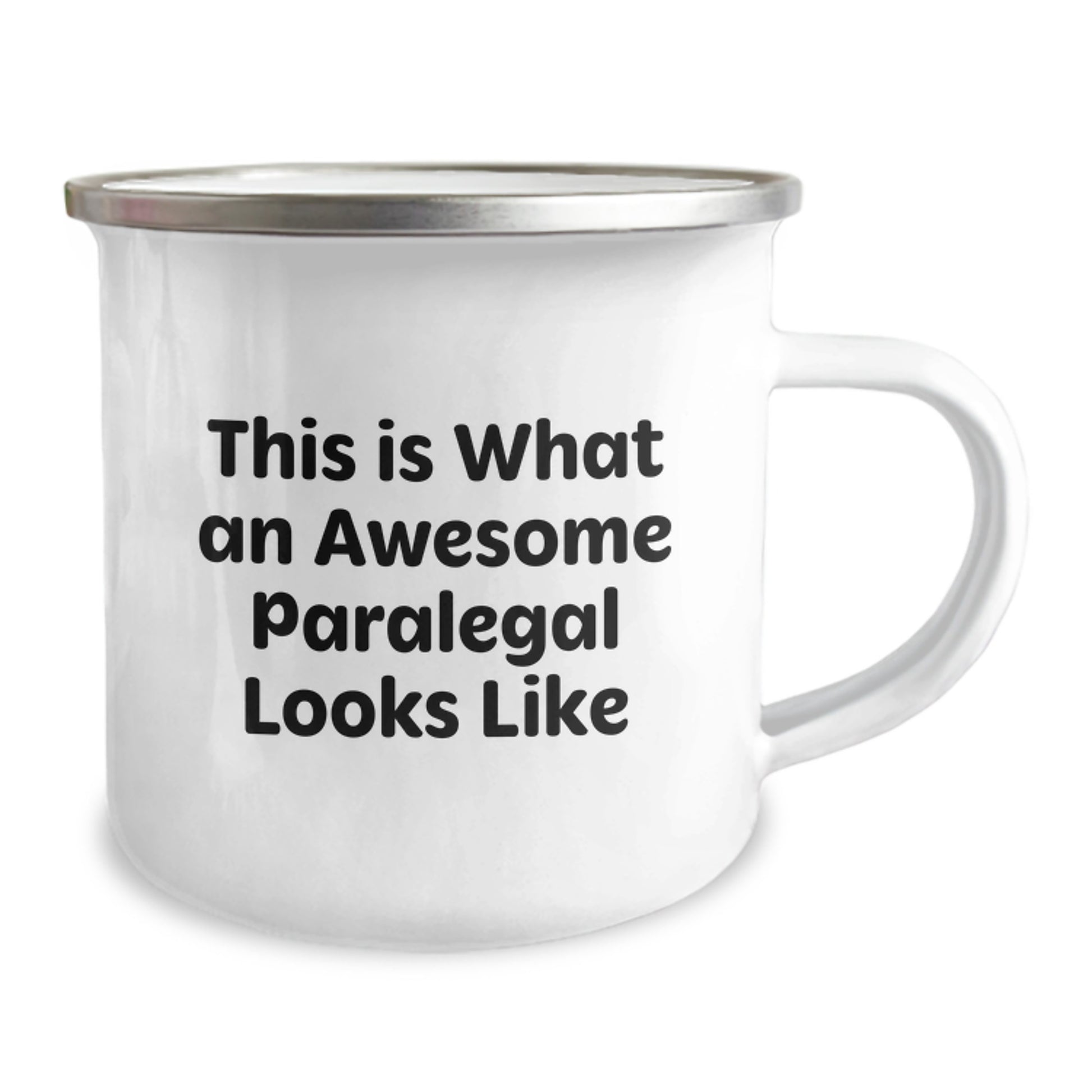 Funny Paralegal Gifts from Family - 'This Is What An Awesome Paralegal Looks Like' Camping Mug for Birthday, Paralegal Appreciation, and Daily Use - Image 2