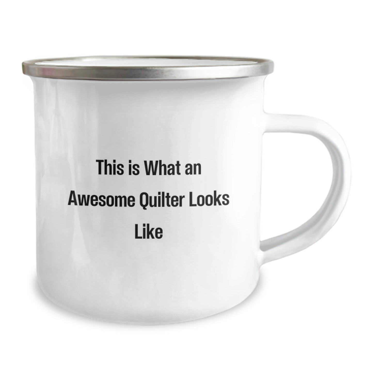 Funny Quilter Gifts for Men, Handmade Camping Mug with 'This Is What An Awesome Quilter Looks Like', Birthday Unique Gifts from Friends - Image 2