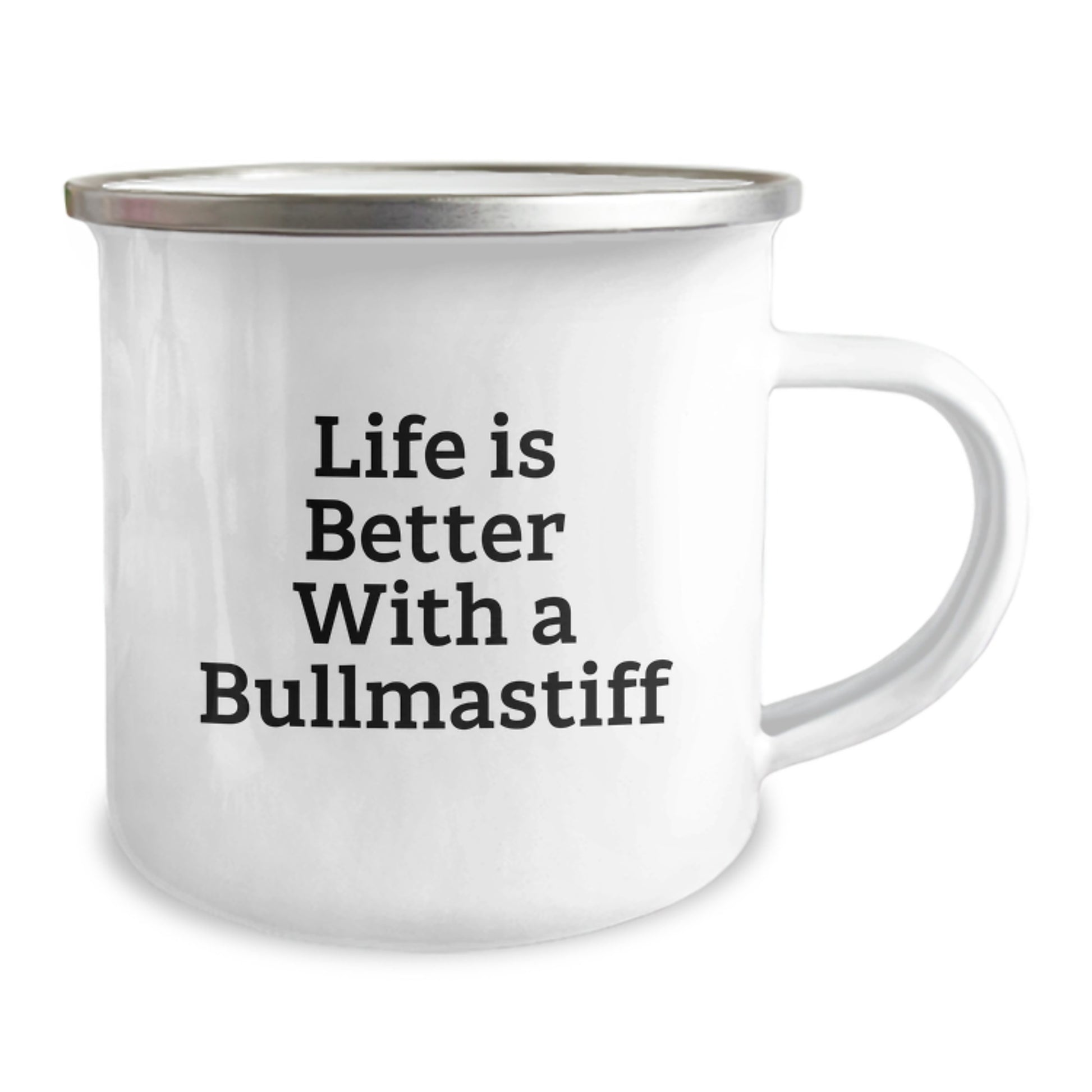Bullmastiff Dog Lovers Gifts from Family, Friends, or Coworkers - Life Is Better With A Bullmastiff, Camping Mug for Graduation, Funny Quote - Image 2