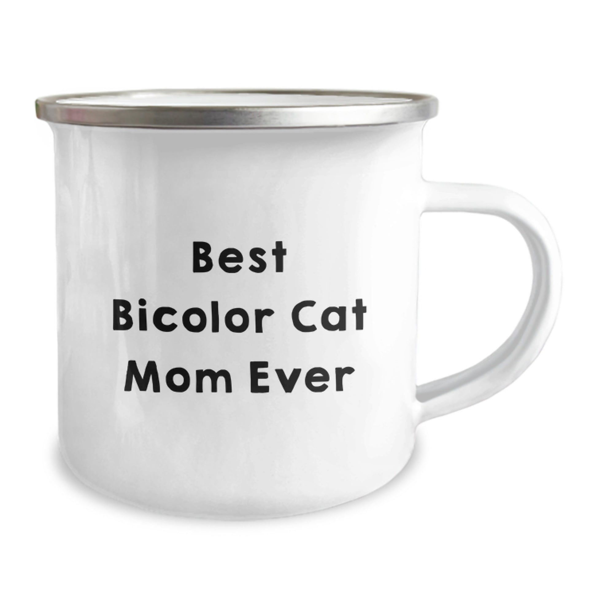 Funny Bicolor Cat Gifts for Best Bicolor Cat Mom Ever, Camping Mug for Birthday, Gifts from Family - Image 2
