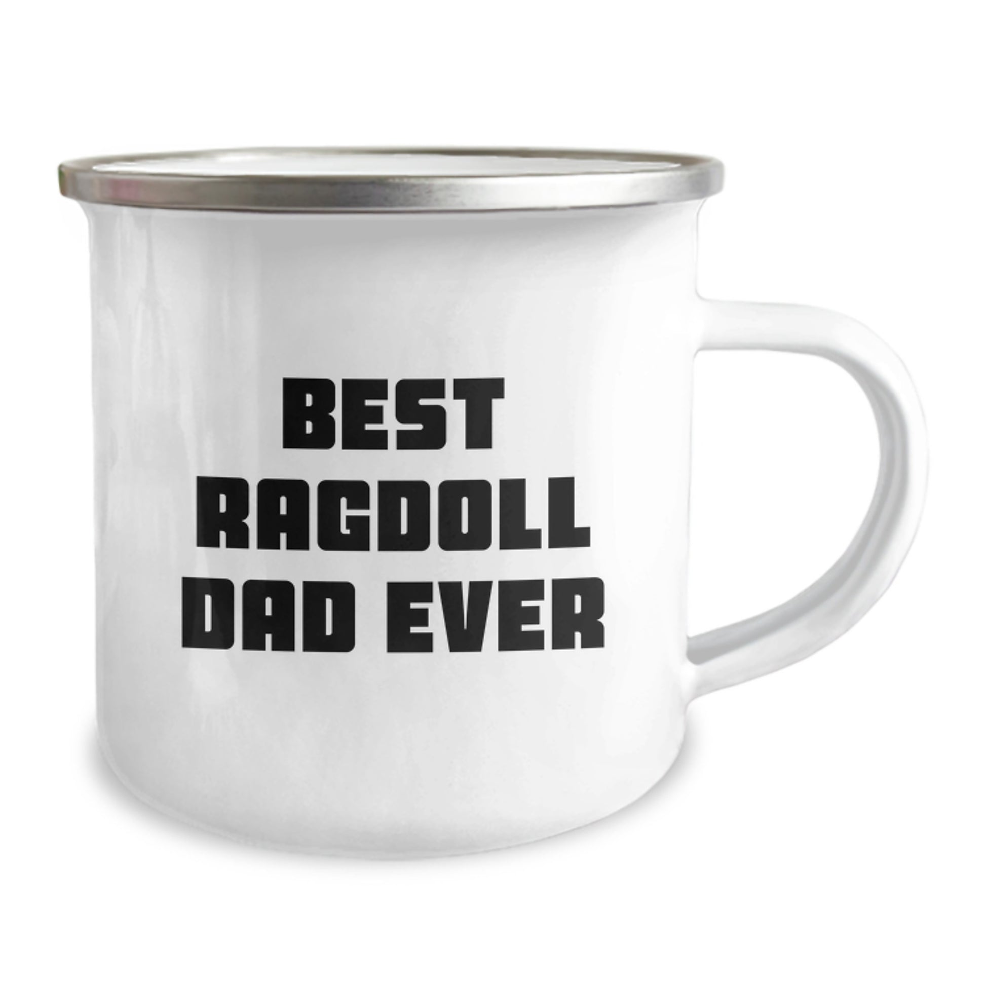 Ragdoll Cat Lovers Camping Mug Gifts from Friends for Best Ragdoll Dad Ever, Funny Birthday Present - Image 2
