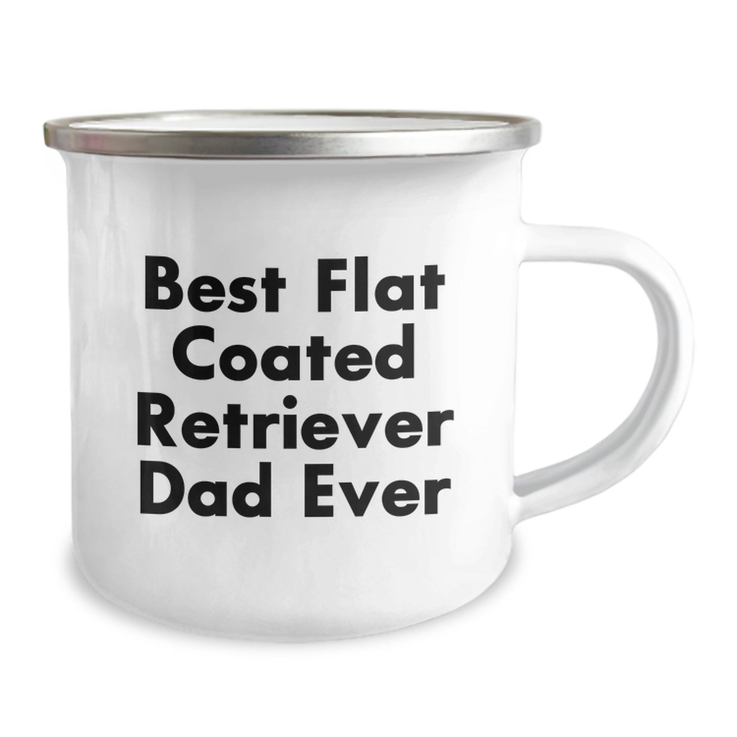 Funny Flat Coated Retriever Dog Gifts for Men, Camping Mug from Dad, Best Ever Inspirational Quote for Graduation Unique Gifts - Image 2