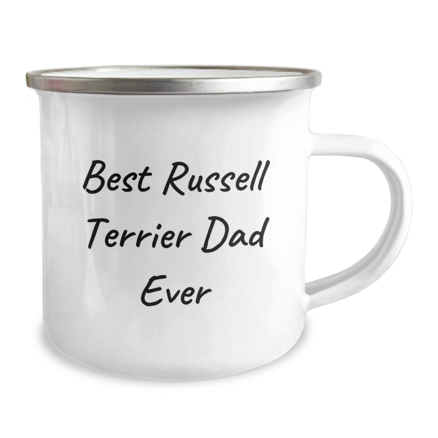 Funny Russell Terrier Dog Dad Gifts, Best Russell Terrier Dad Ever, Camping Mug for Men, Gifts from Men to Russell Terrier Dog - Image 2