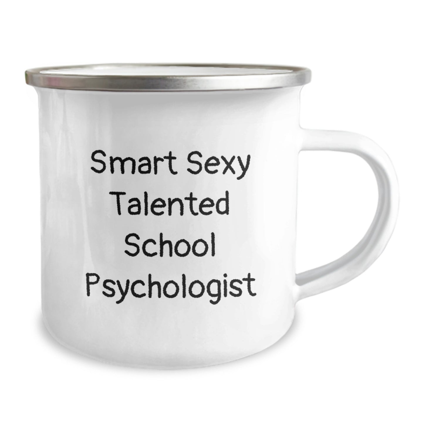School Psychologist Funny Inspirational Camping Mug Gifts from Friends for Christmas - Image 2
