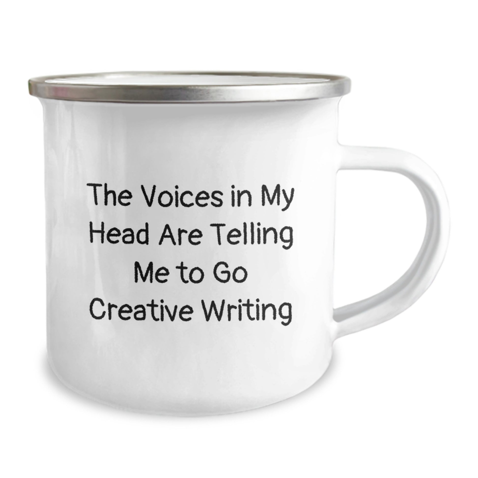 Funny Creative Writing Inspiration Gifts for Men from Family - The Voices In My Head Are Telling Me To Go Camping Mug - Image 2