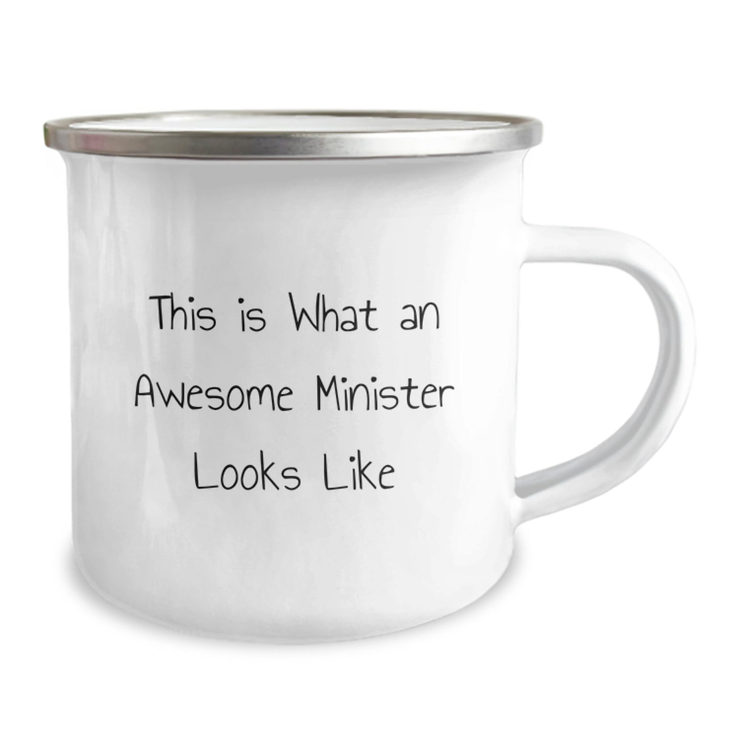 Funny Minister Gifts for Him or Her - This Is What An Awesome Minister Looks Like, Camping Mug for Birthday - Image 2