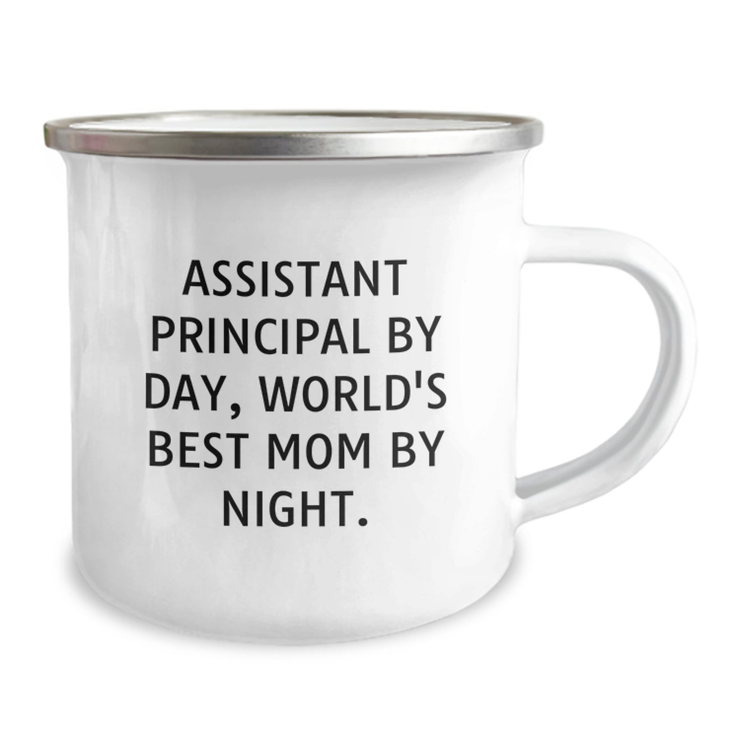 Funny Assistant Principal Gifts - Assistant Principal By Day, World's Best Mom By Night, Camping Mug for Assistant Principal, Christmas Unique Gifts from Family, Friends, Coworkers, Men, Women - Image 2