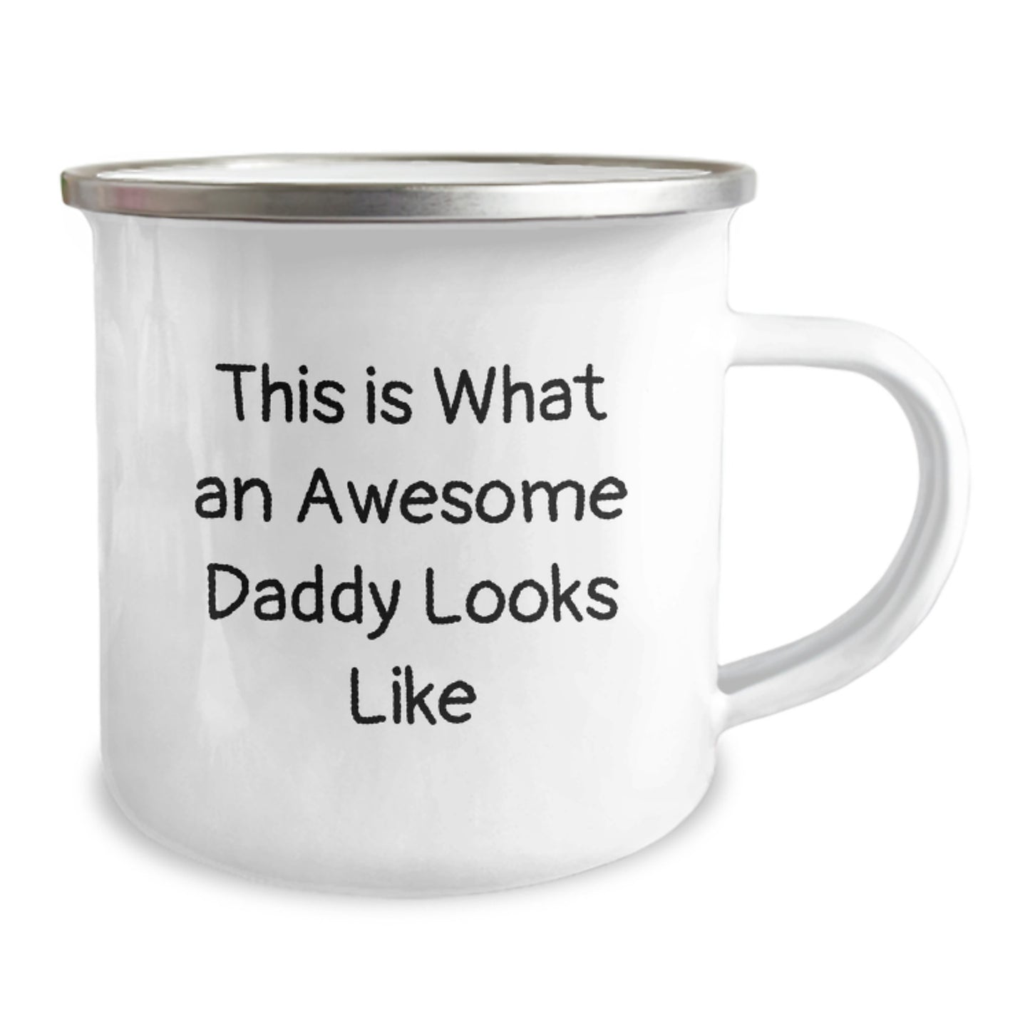 Funny Daddy Gifts for Him, Camping Mug This Is What An Awesome Daddy Looks Like, Unique Christmas Unique Gifts from Men - Image 2