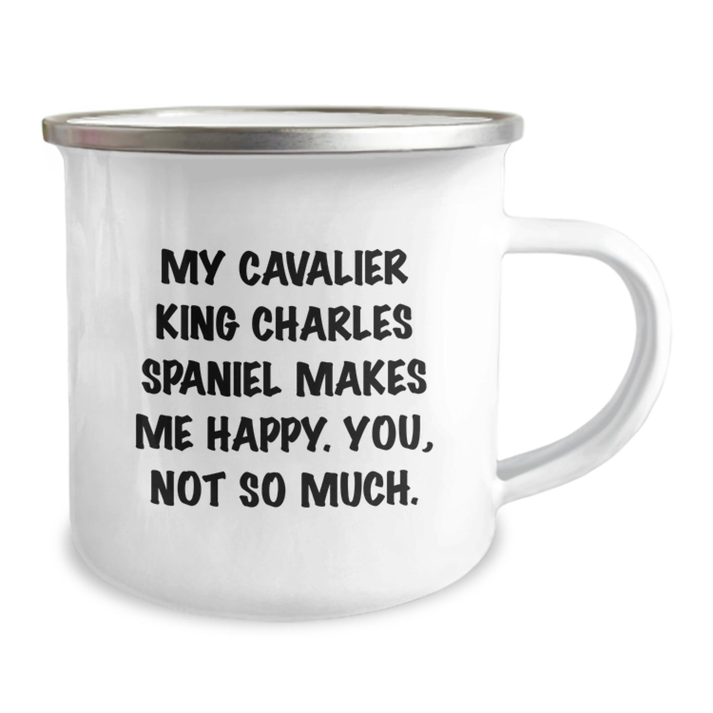 Funny Cavalier King Charles Spaniel Dog Valentine's Gifts from Friends for Cavalier King Charles Spaniel Lover Camping Mug - Image 2