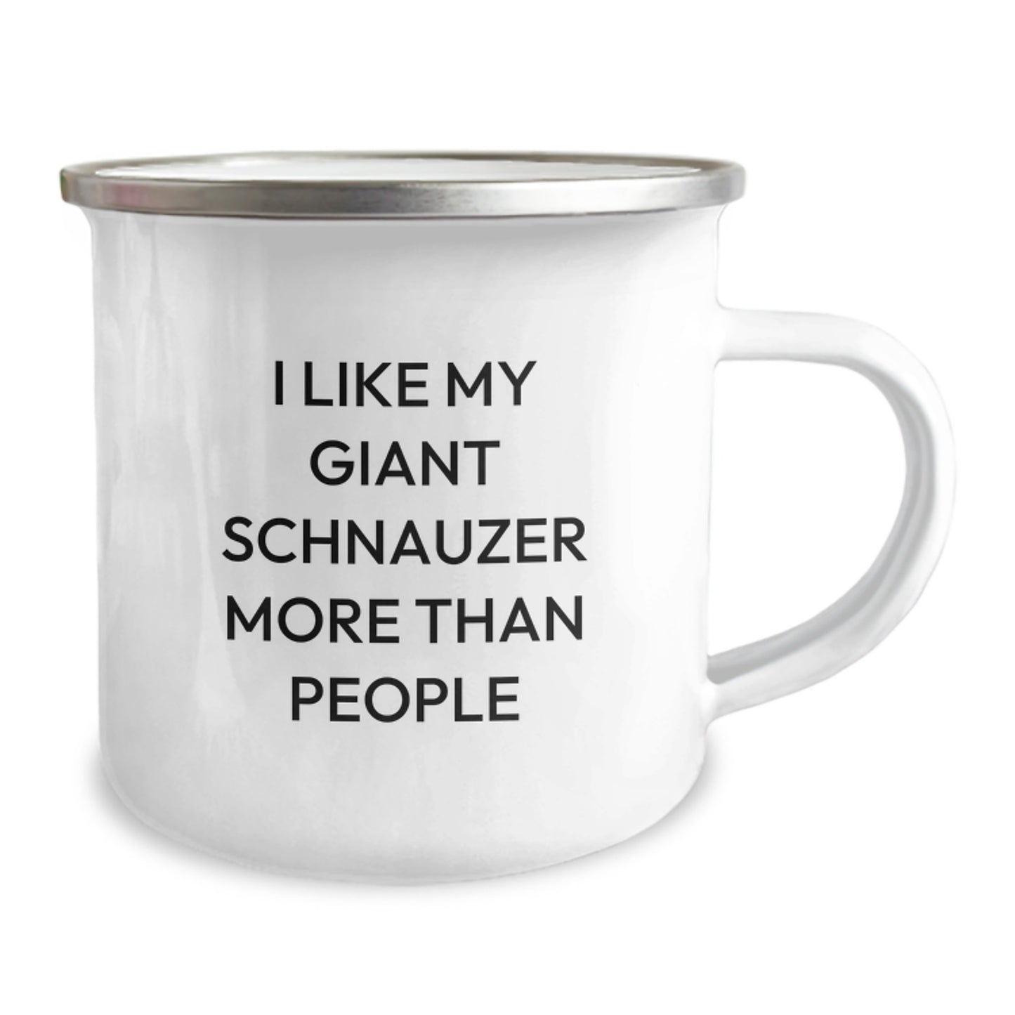 Funny Giant Schnauzer Dog Lover Gifts from Friends for Birthday Unique Gifts - I Like My Giant Schnauzer More Than People Quote Camping Mug - Image 2