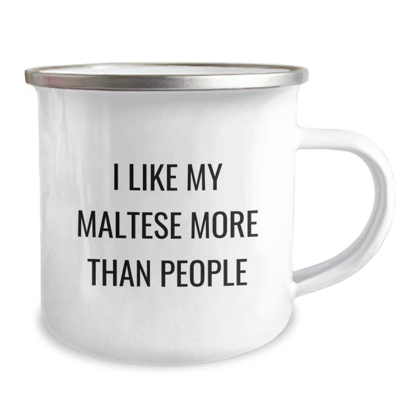 Funny Maltese Dog Camping Mug Gifts from Friends for Birthday Unique - Image 2