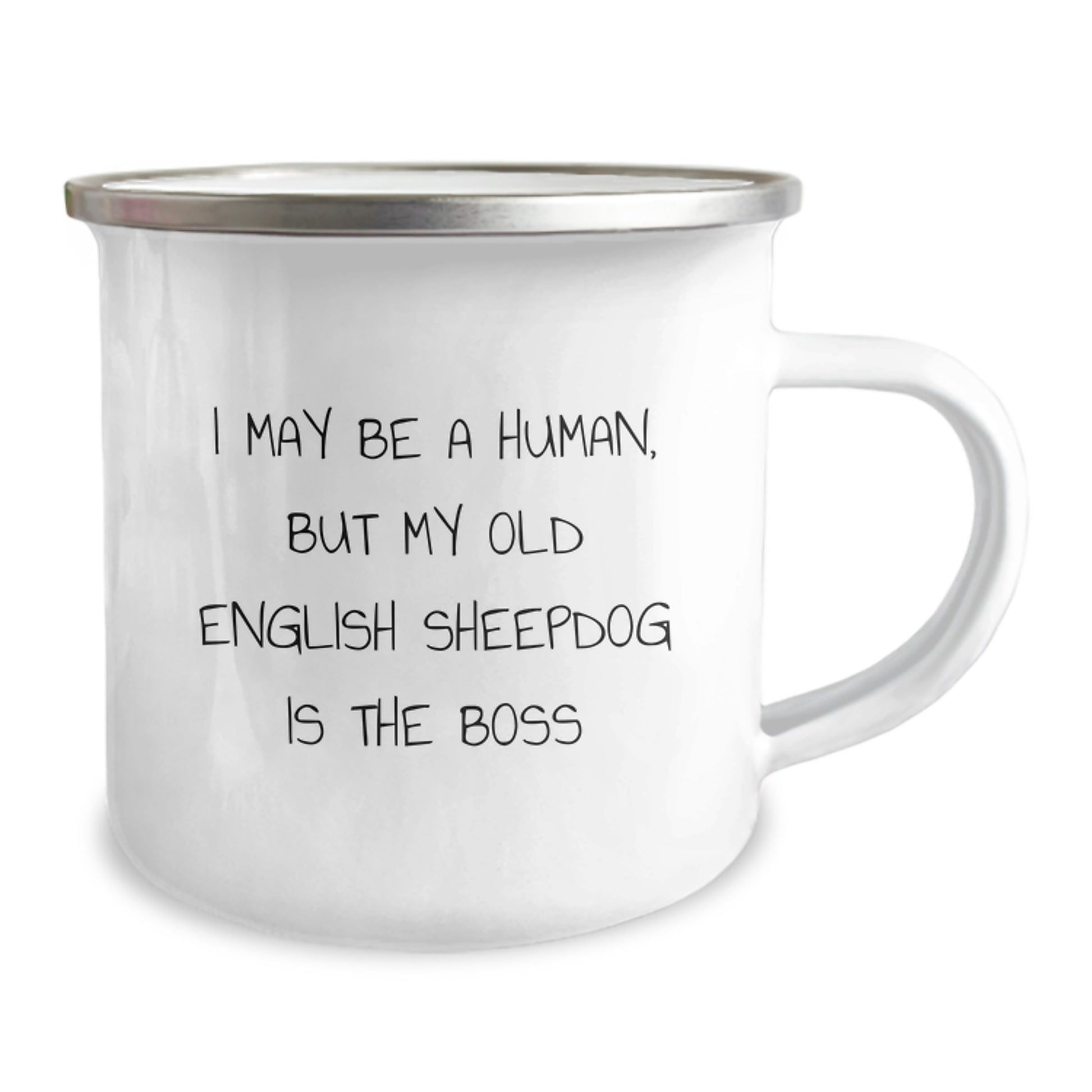 Old English Sheepdog Camping Mug Gift for Friends and Family - Funny Quote for Valentine's - Image 2