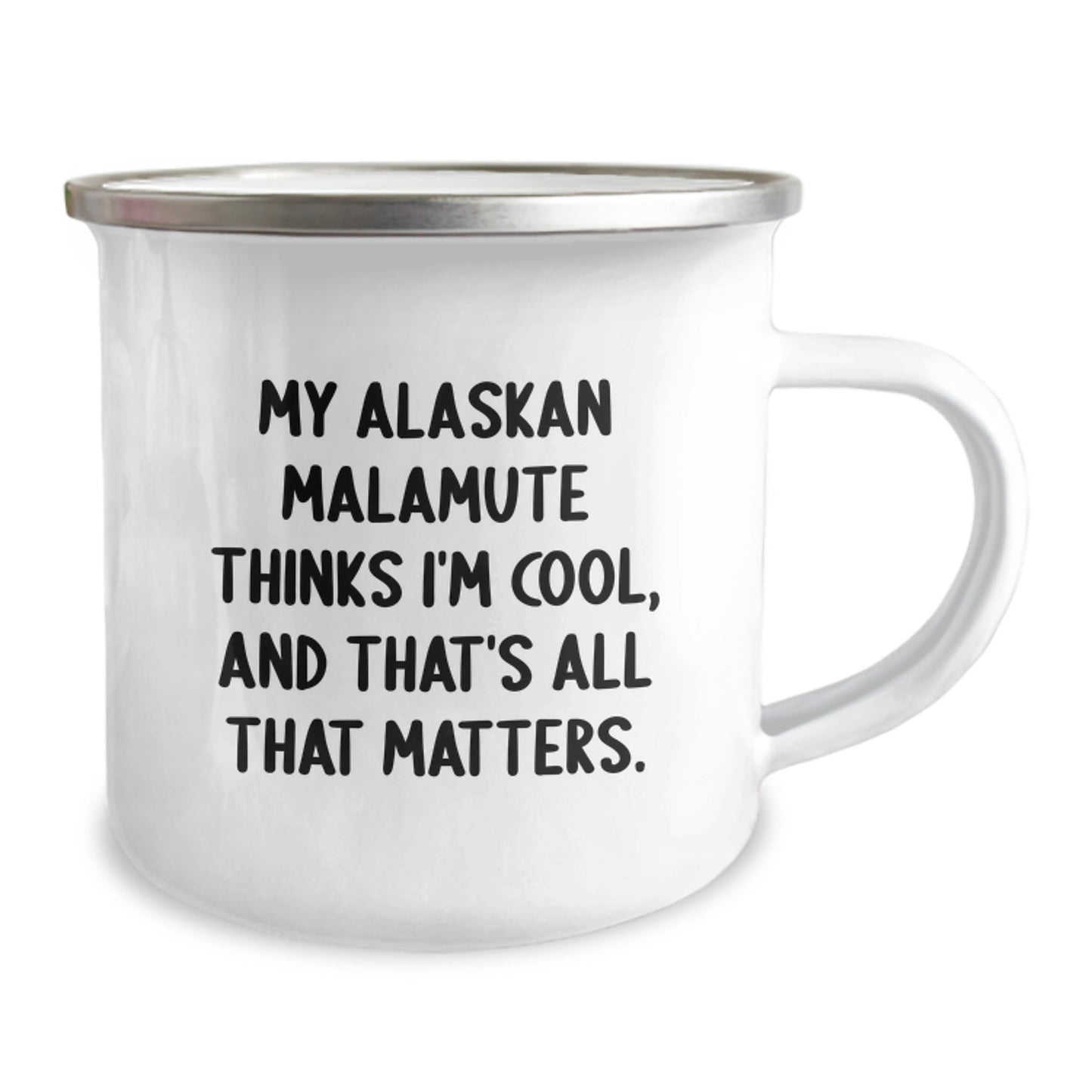 Alaskan Malamute Dog Lover Gifts - Funny Camping Mug for Men, Women, Friends, or Family - Valentine's Unique Gifts from Men to Women, Women to Men, Friends to Friends, Family to Family - Image 2