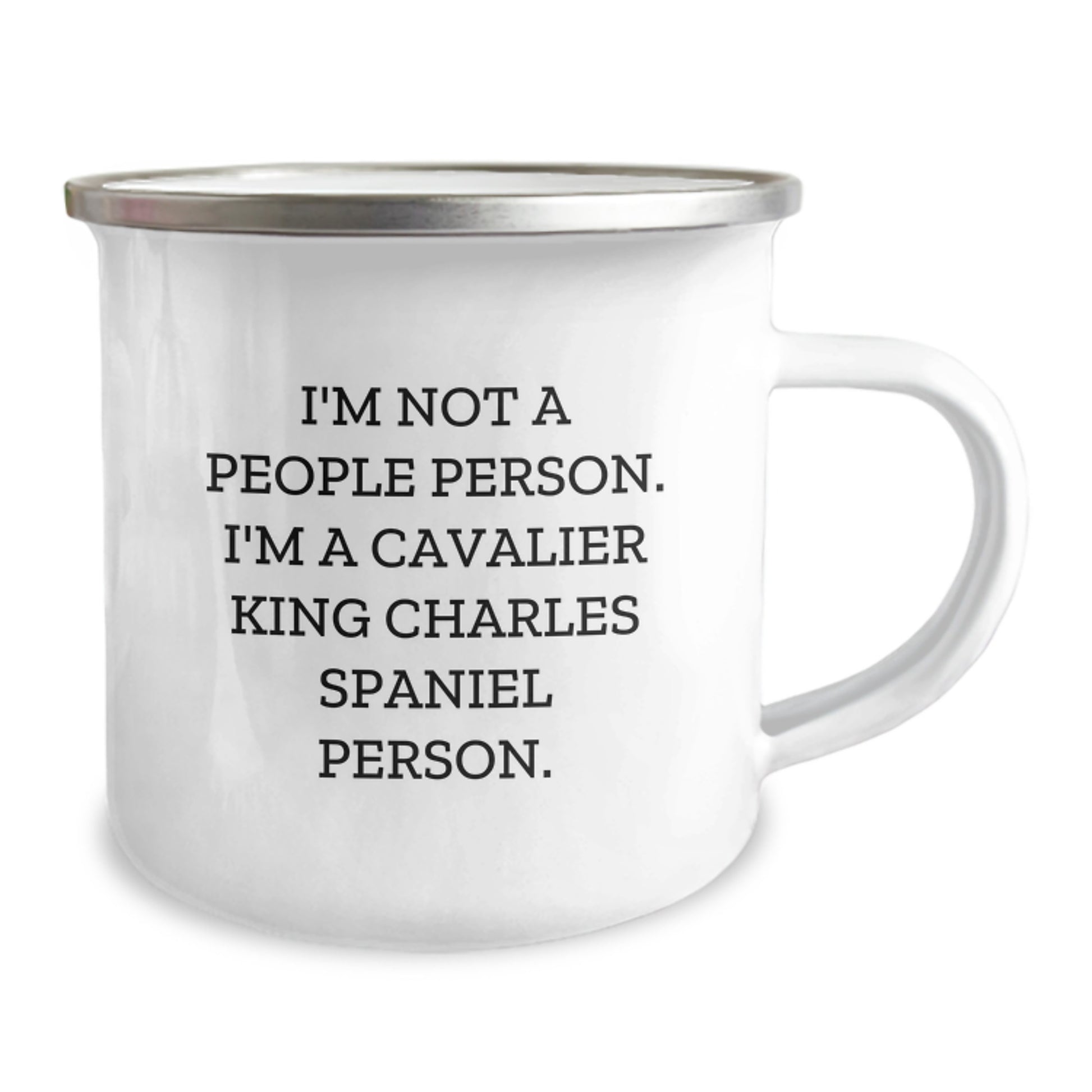 Cavalier King Charles Spaniel Dog Lover's Funny Camping Mug Gifts from Friends to Family Birthday - Image 2